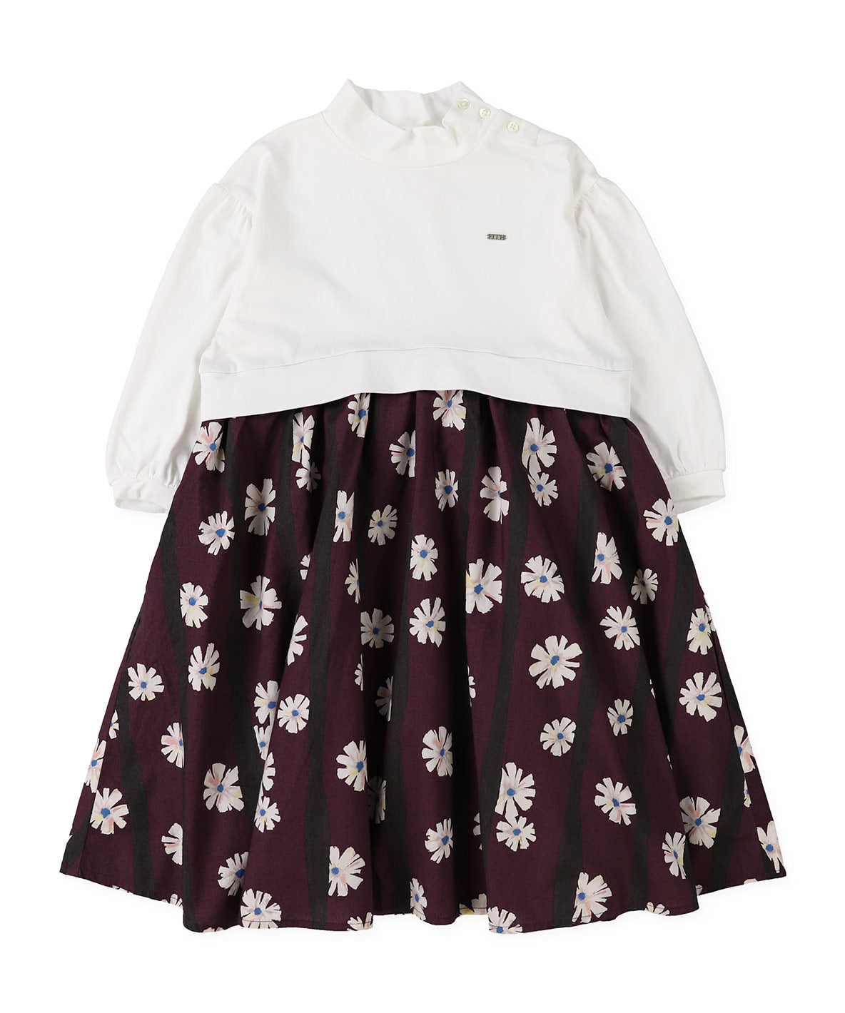 Plainstitch Flower Printed Dress