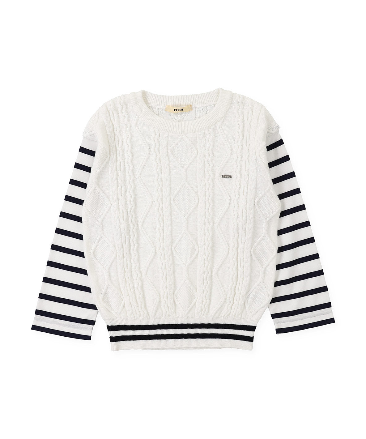 Cotton and Striped TEE