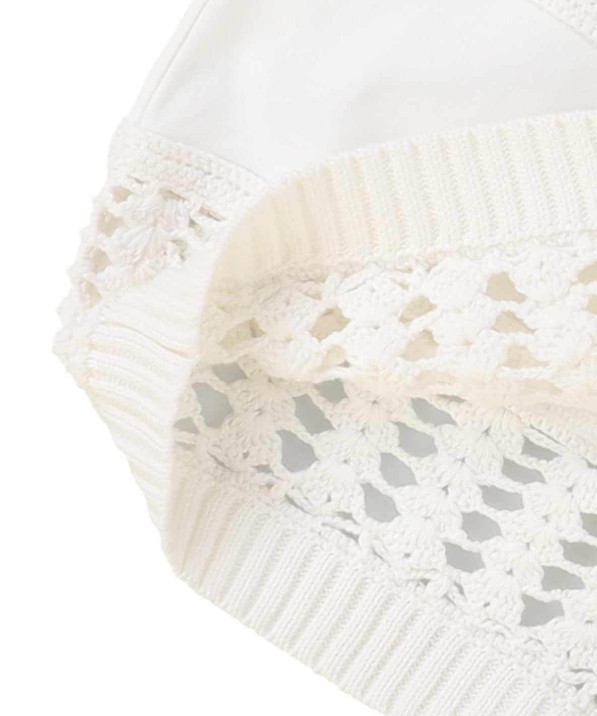 Smooth Cotton Jersey and Knitted L/S Cardigan