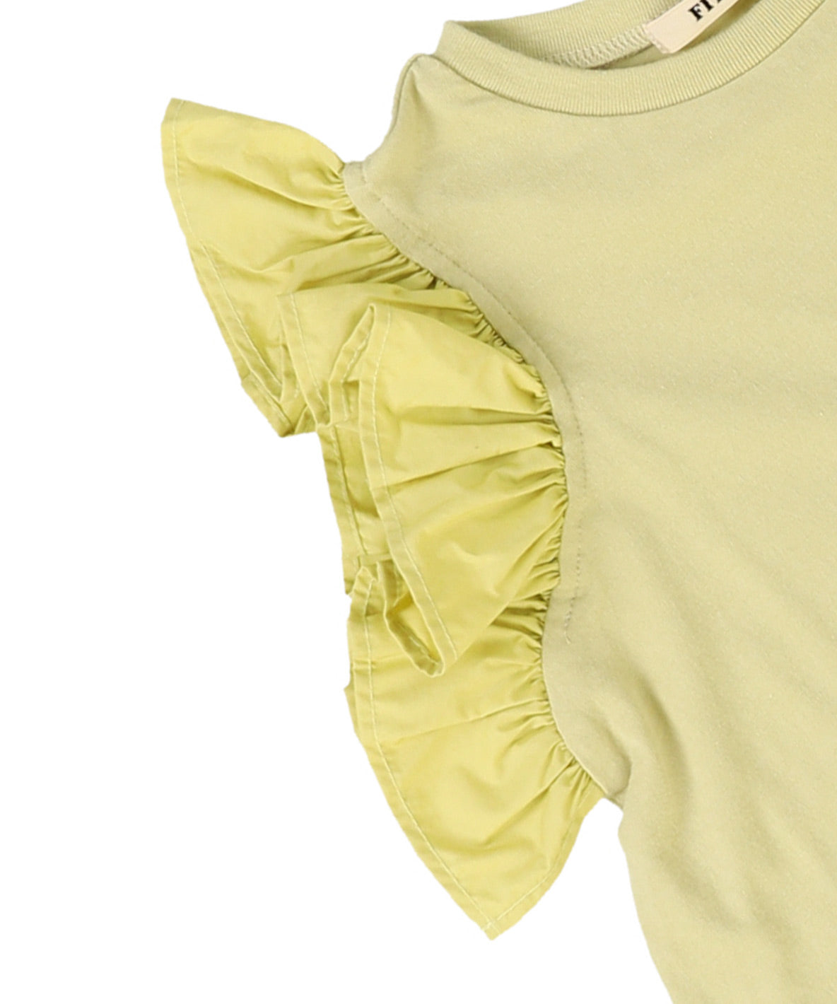 Ruffled Sleeve Soft Pullover