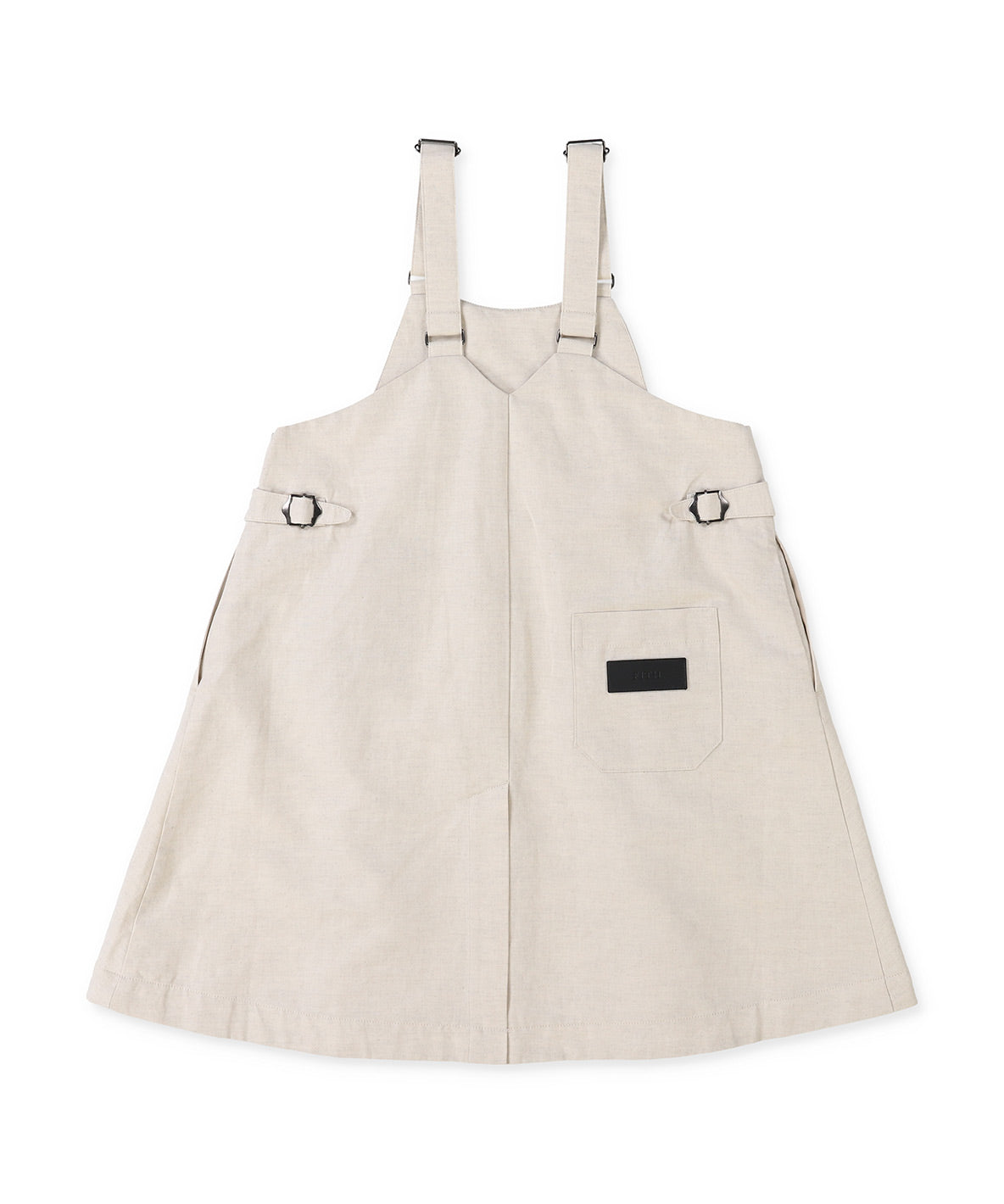 Cotton and Linen Weather Long Overall Dress