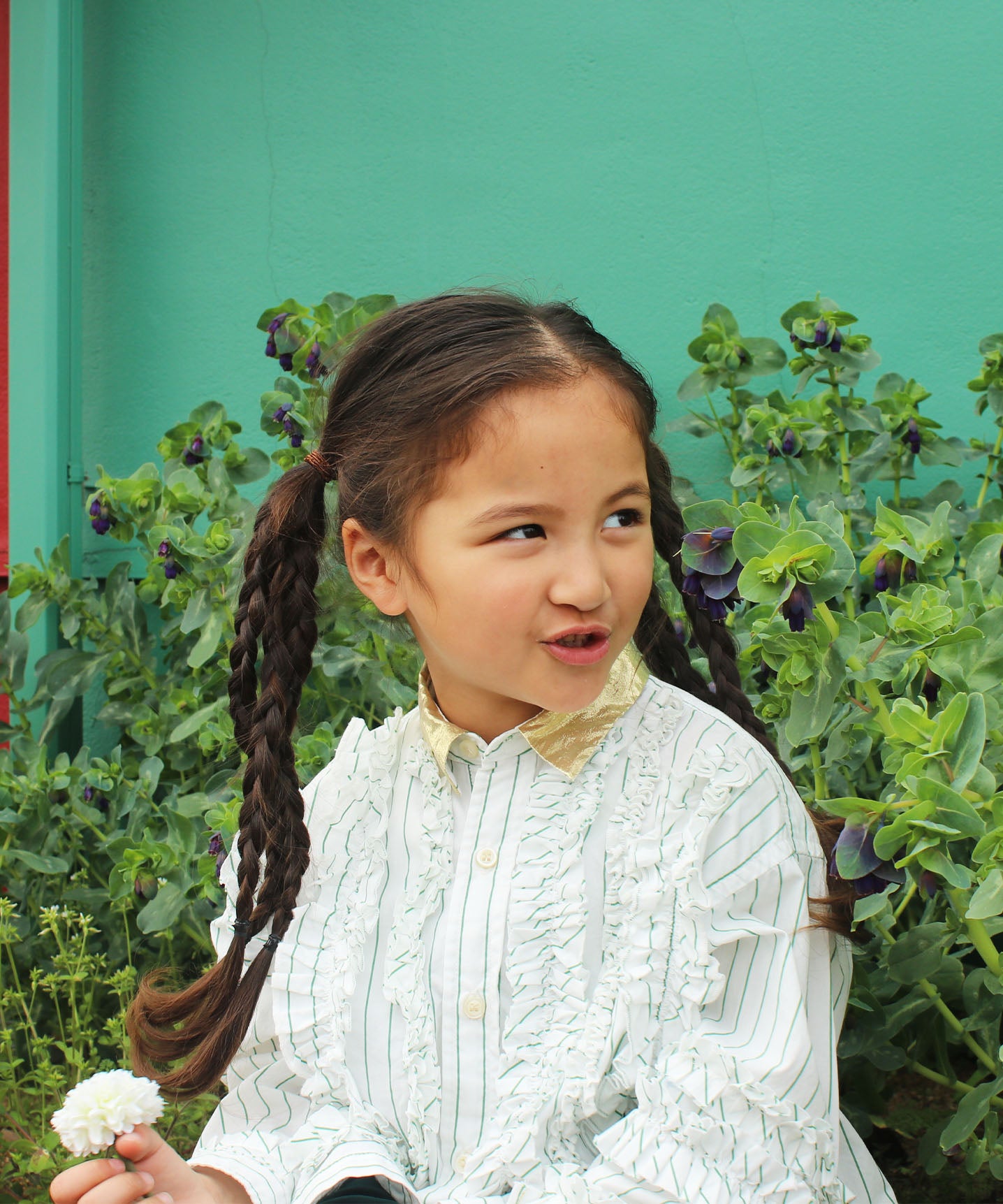 Mix Frilled Shirt