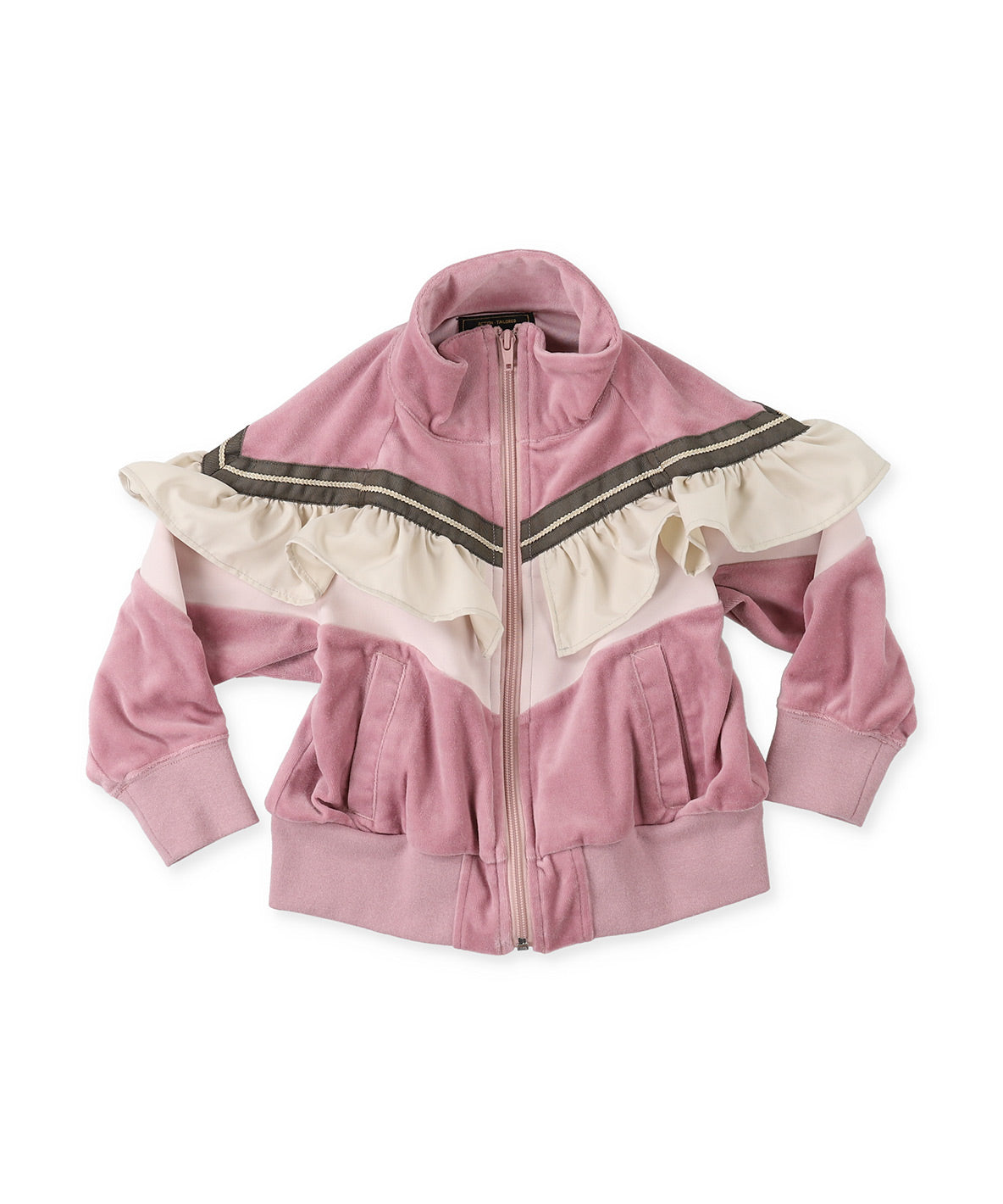 Velour Frilled Jacket