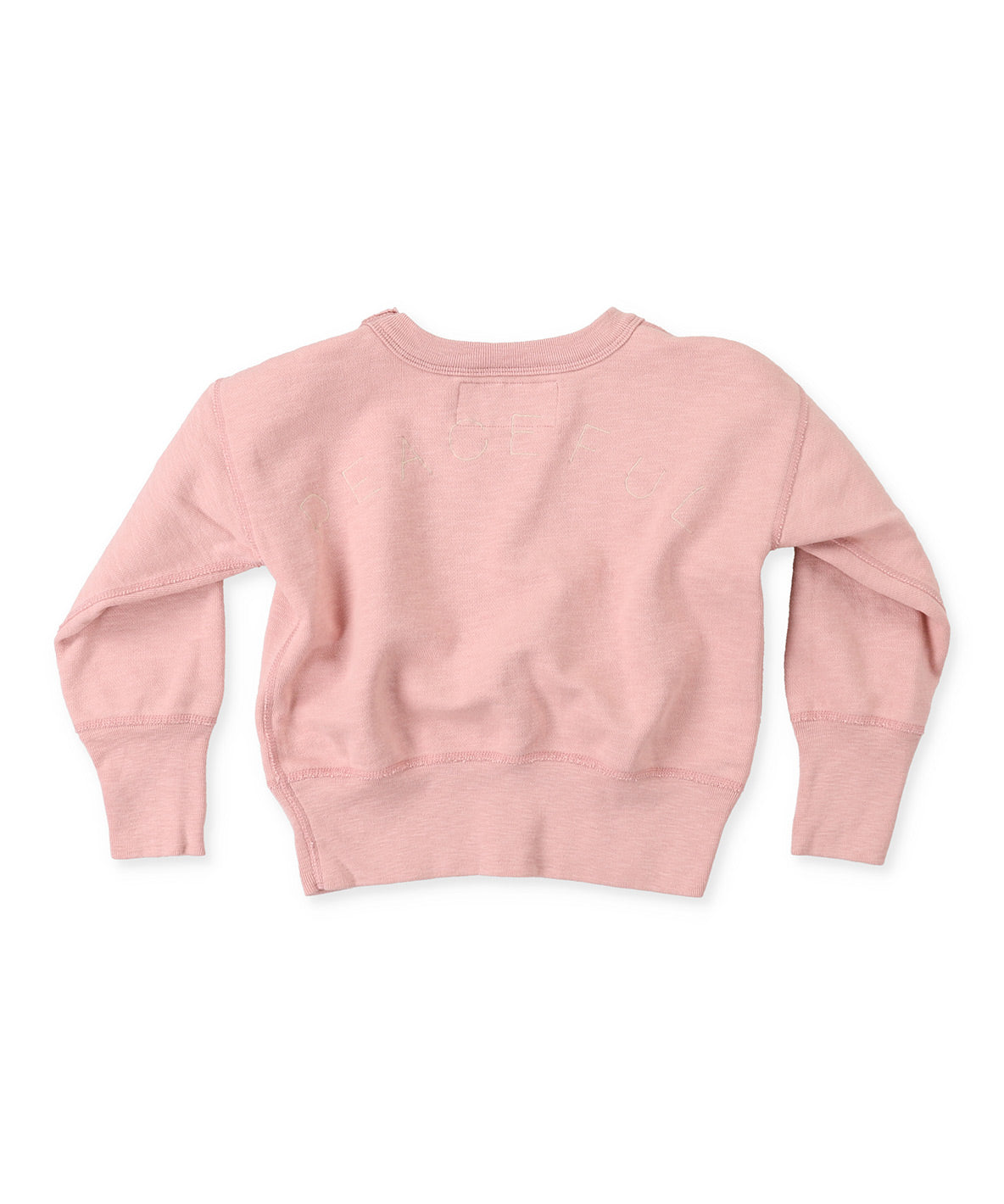 Fleece-lined Ribbon Sweatshirt