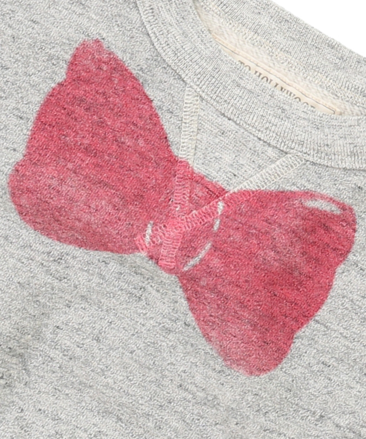 Fleece-lined Ribbon Sweatshirt