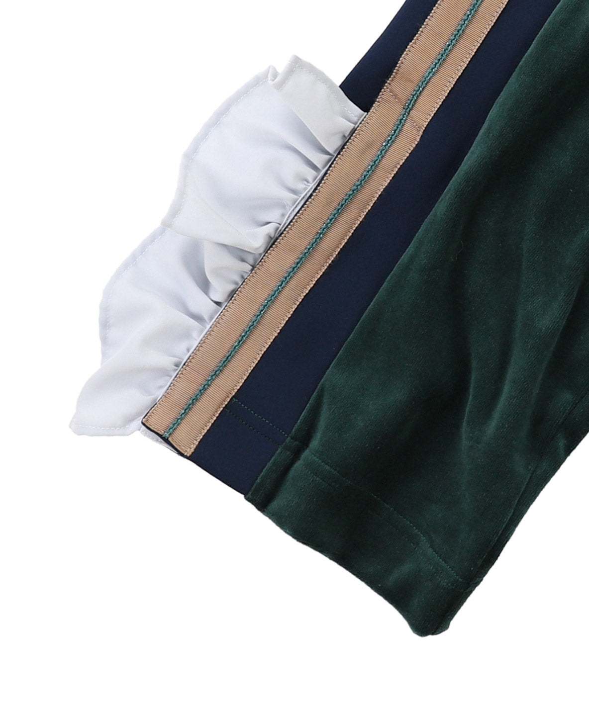 Velour Frilled Pants
