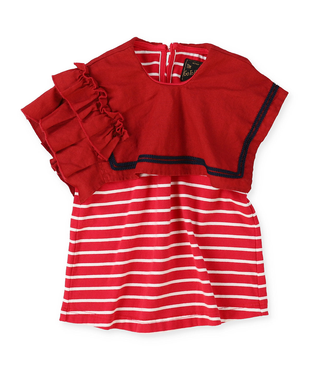 Asymmetry Sailor Collar Tee