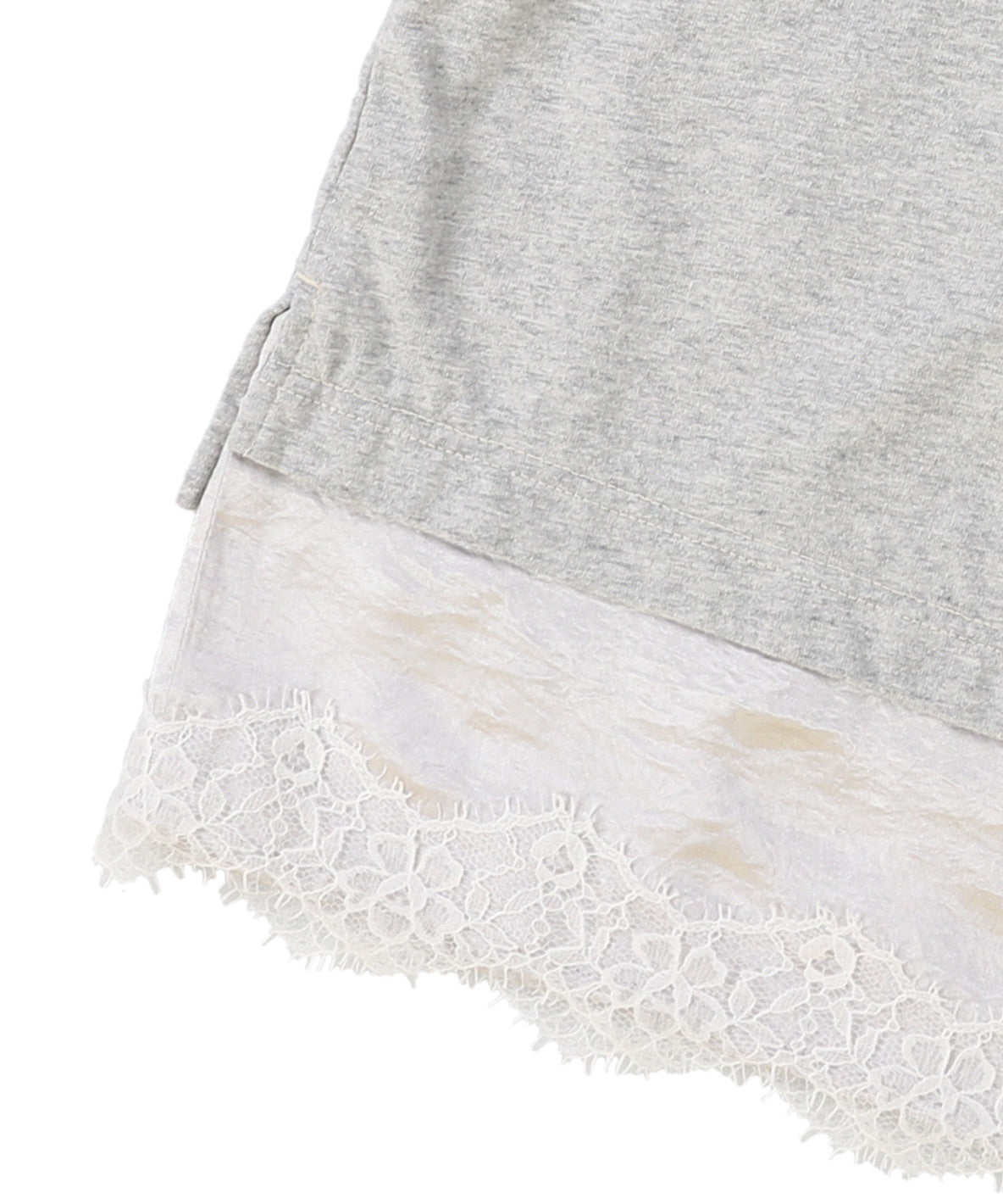 Layered-like Lacy Numbering Tee
