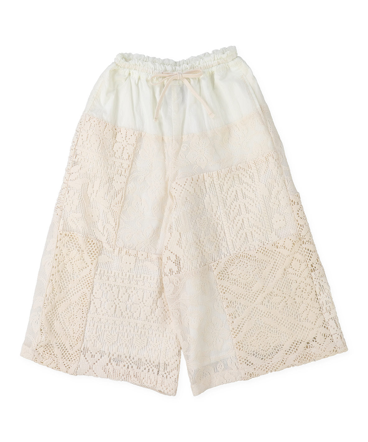 Lacy Patchwork Wide Pants