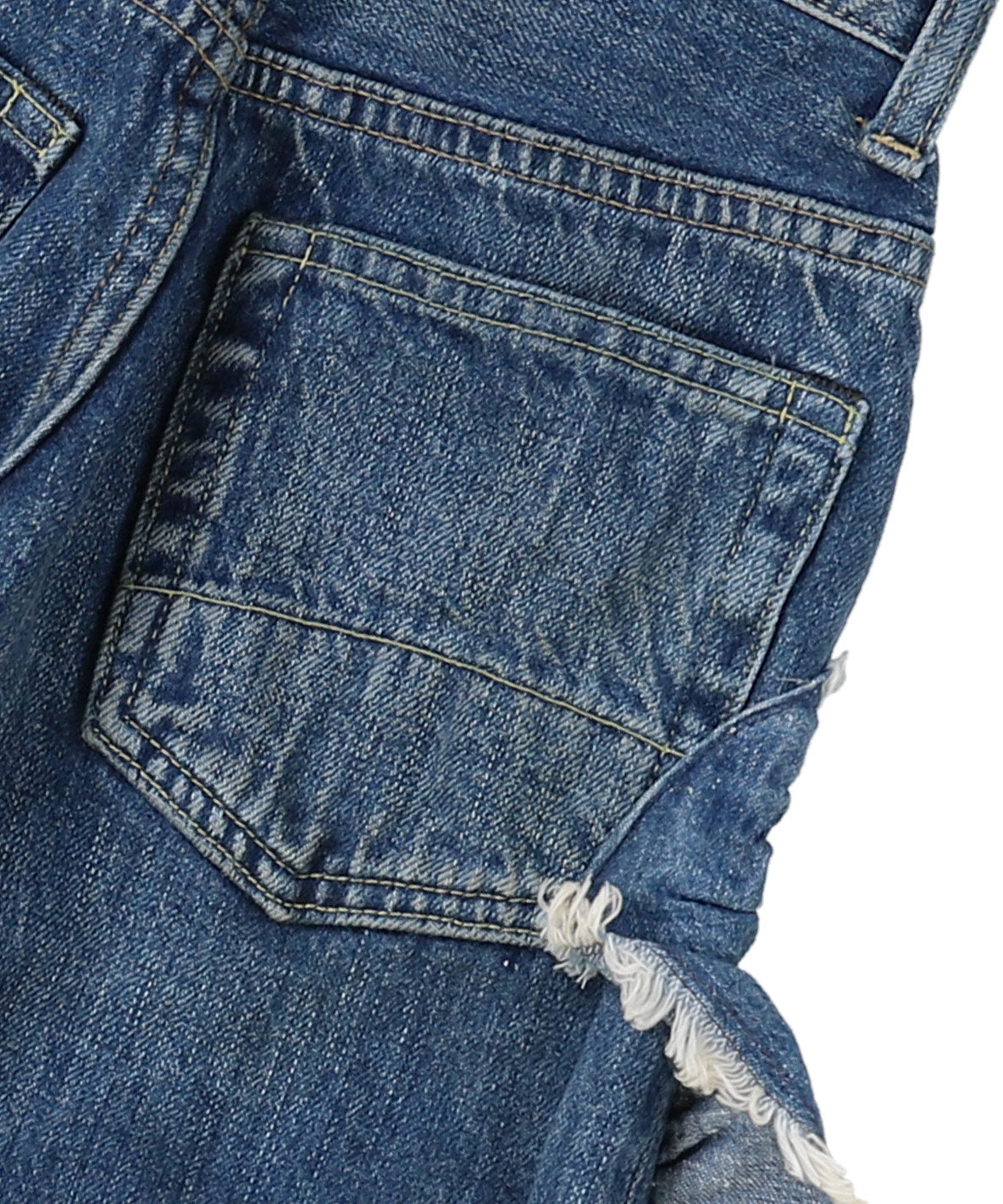 Denim Ruffled Pants