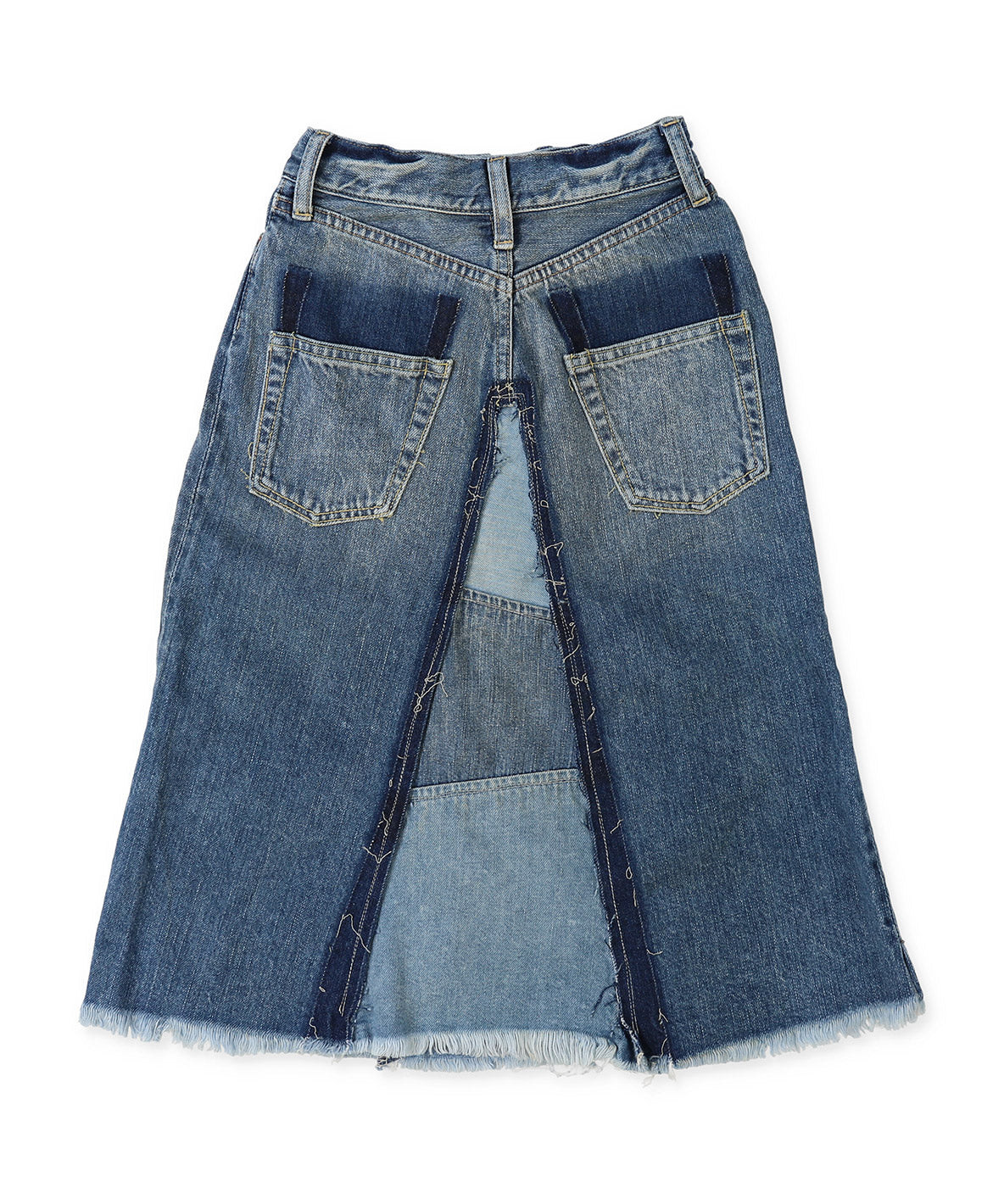 Denim Flare Skirt