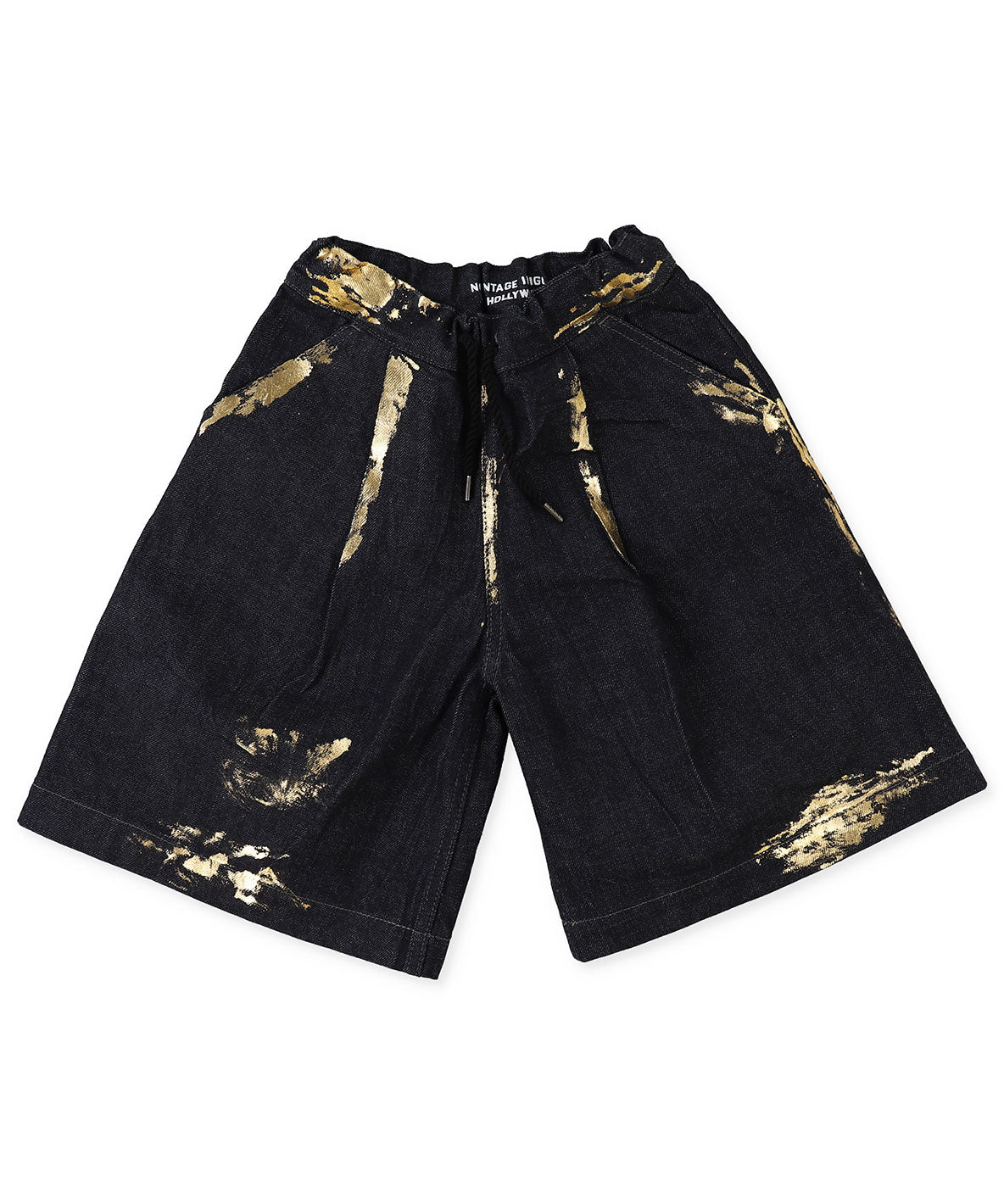Shiny Denim Jorts