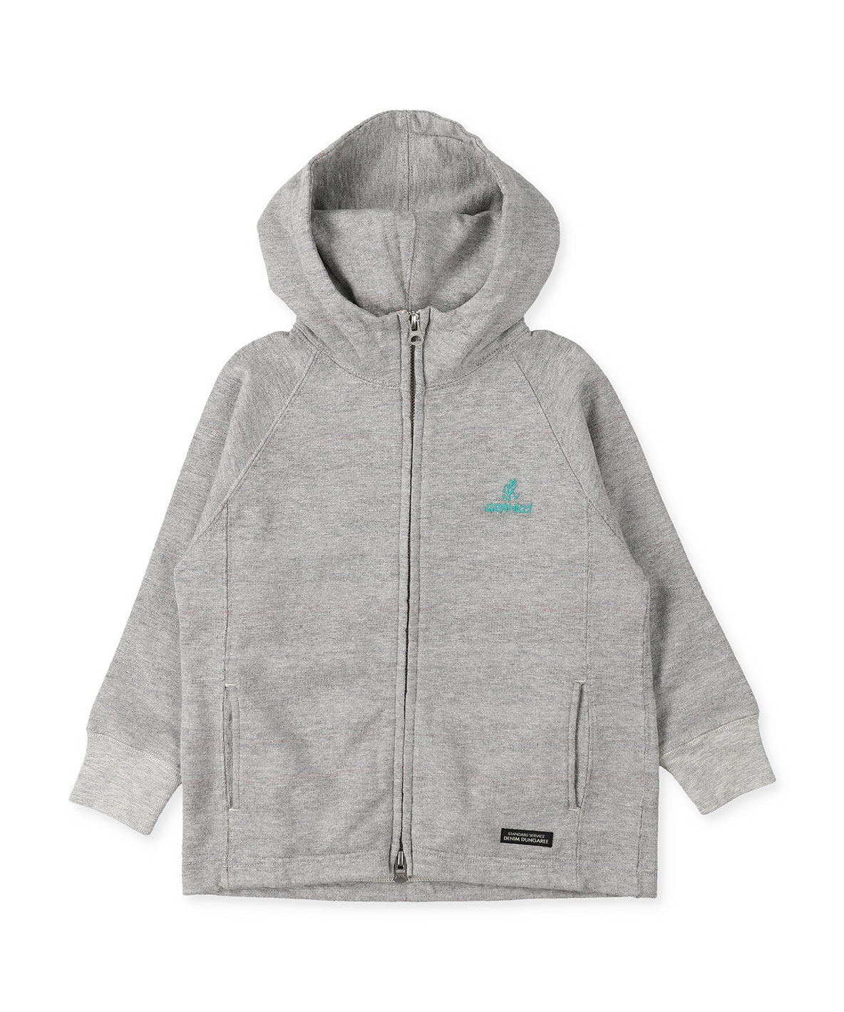 Inlay Fleece Striped GRAMICCI Zip-up Hoodie
