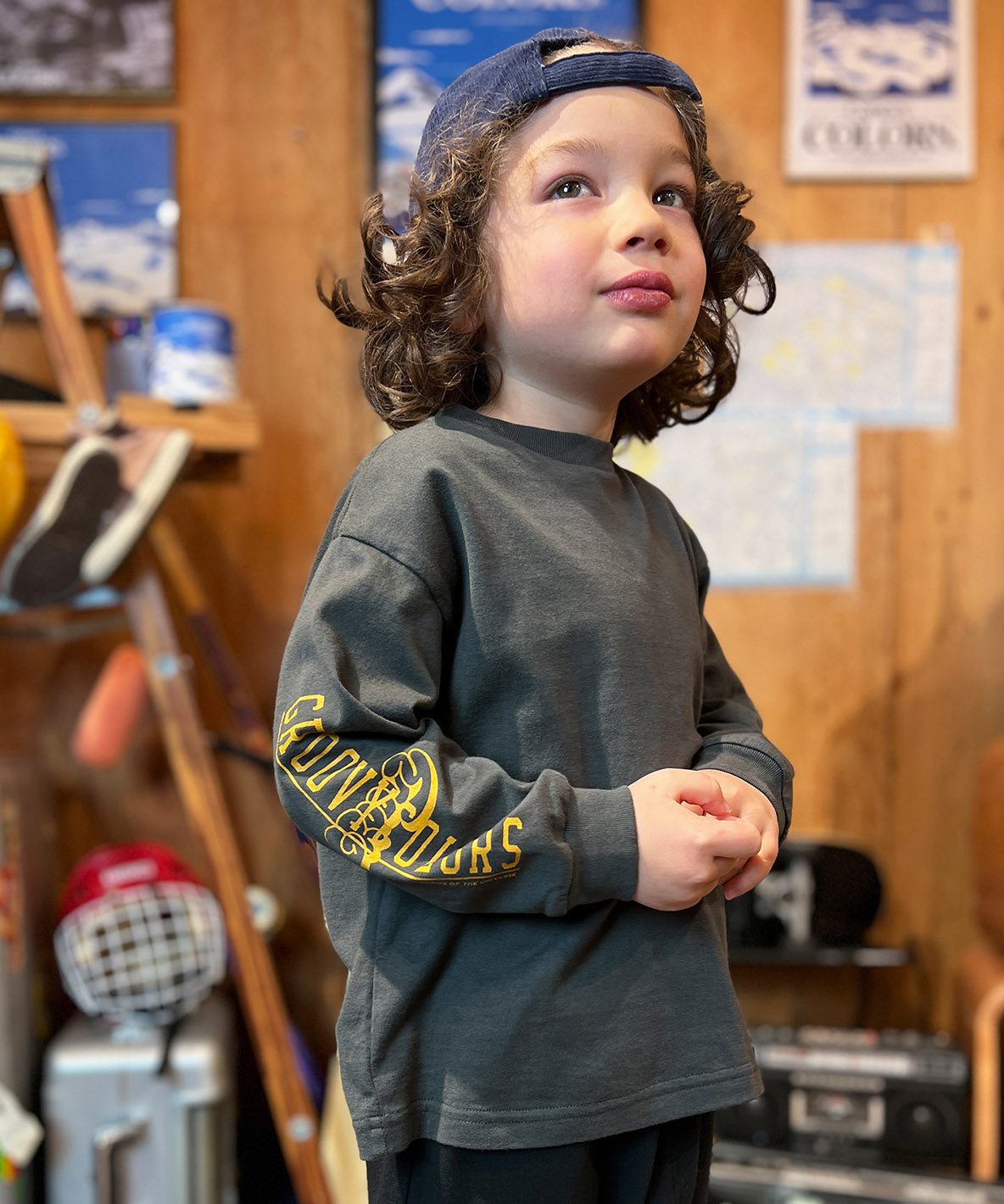 Cotton Jersey GC Logo L/S TEE