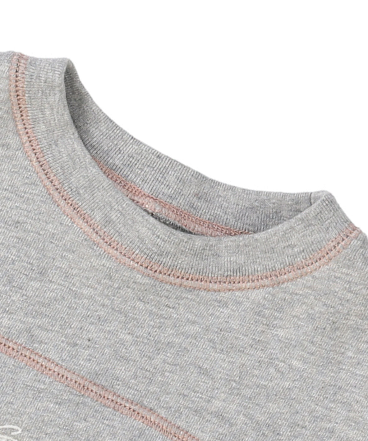 Pile Switching Colored Sweatshirt