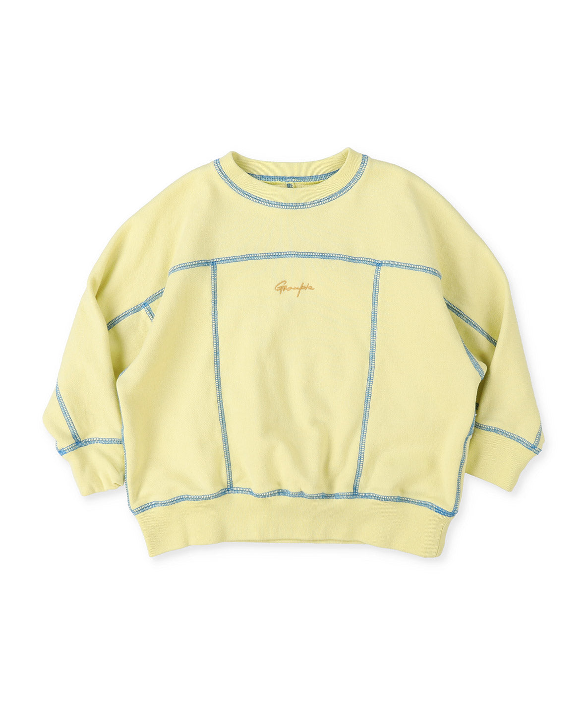Pile Switching Colored Sweatshirt