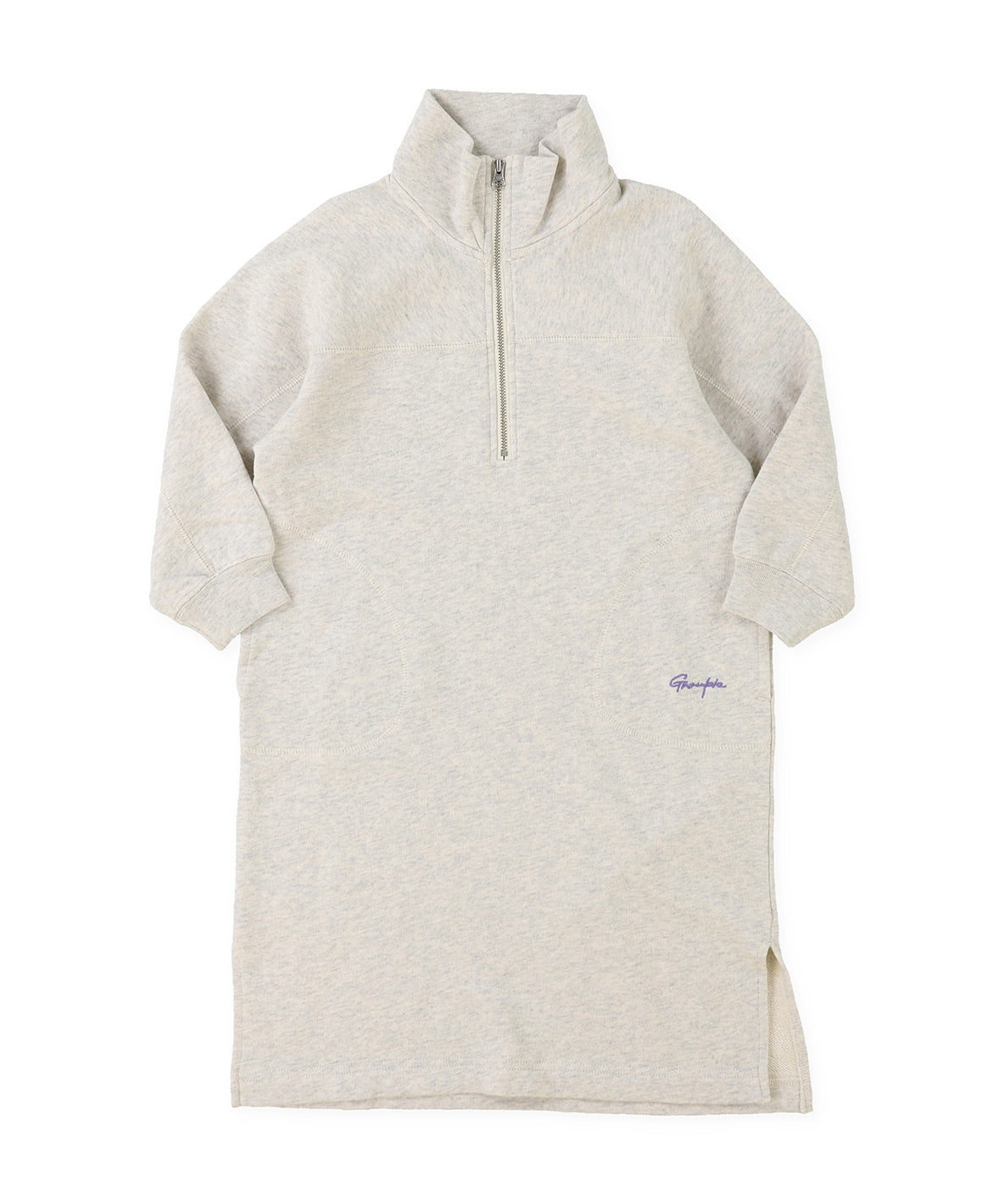 Pile Half Zip Dress
