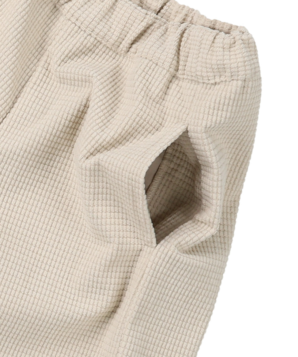 Waffled Corduroy Relaxing Long Pants