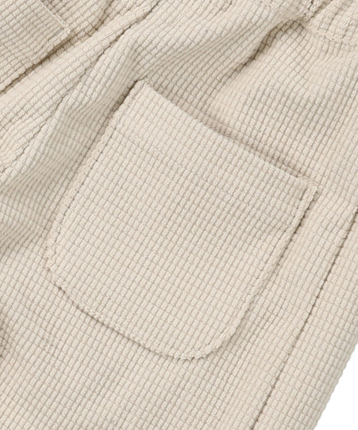 Waffled Corduroy Relaxing Long Pants