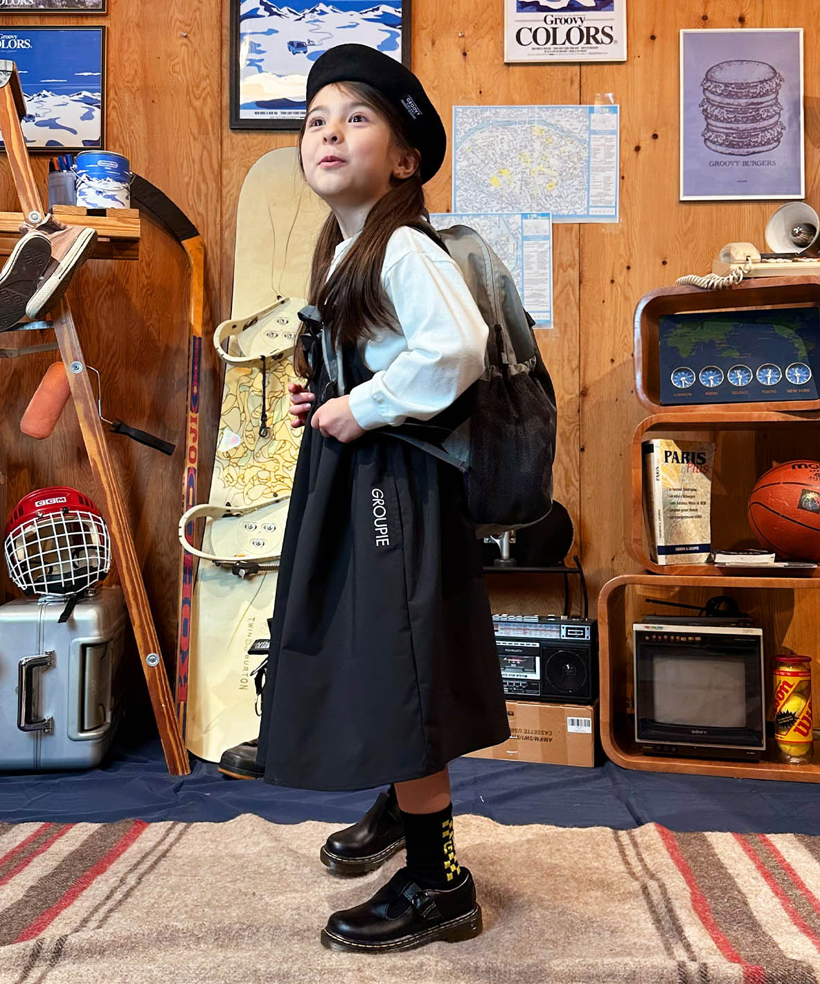 Water-repellent Knee Length Dress