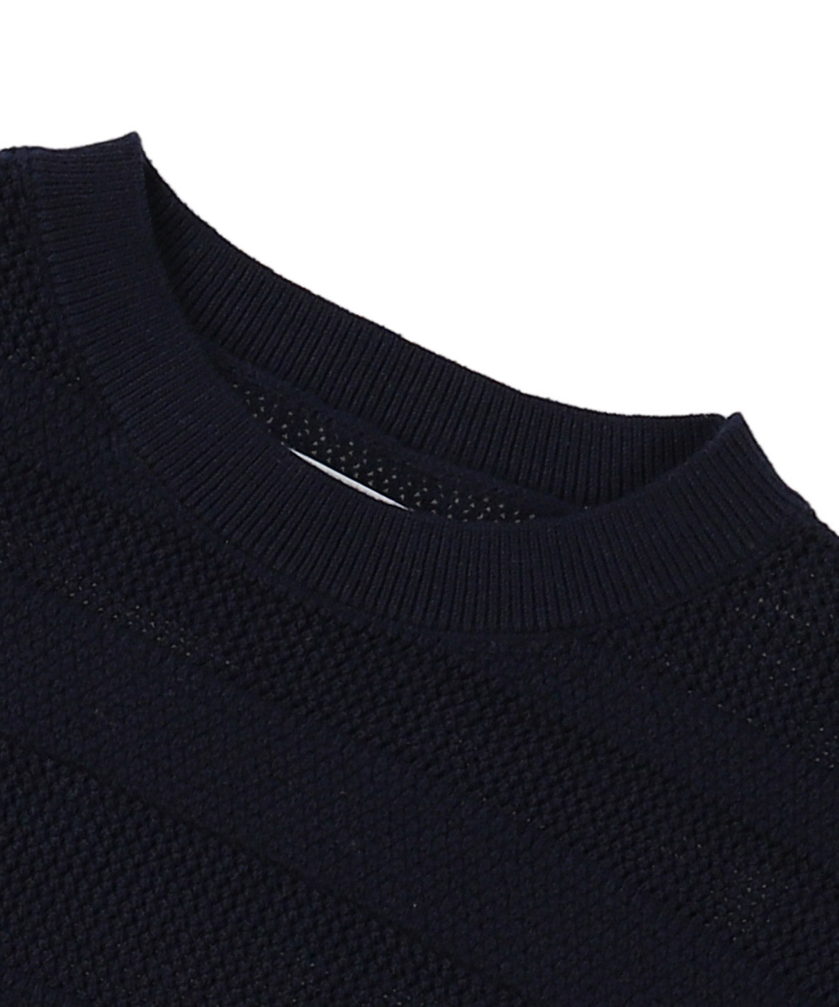 Striped Side-open Knit Vest