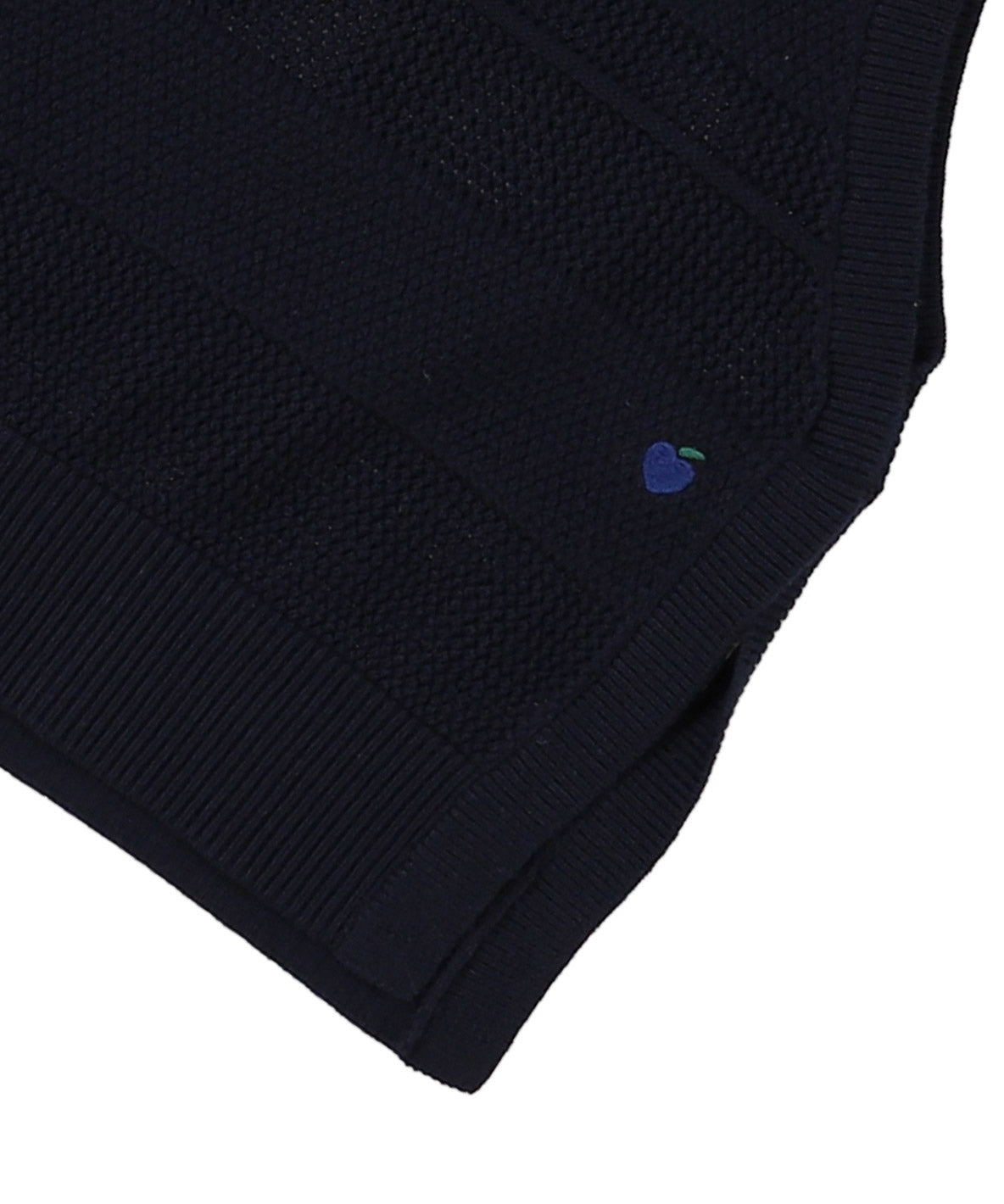 Striped Side-open Knit Vest