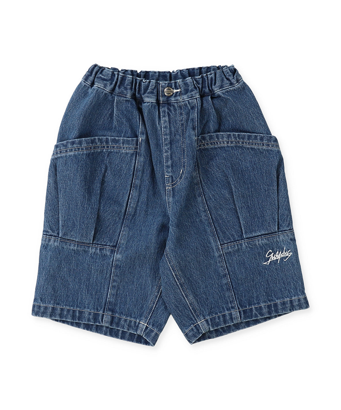 Denim Side Pocket Shorts