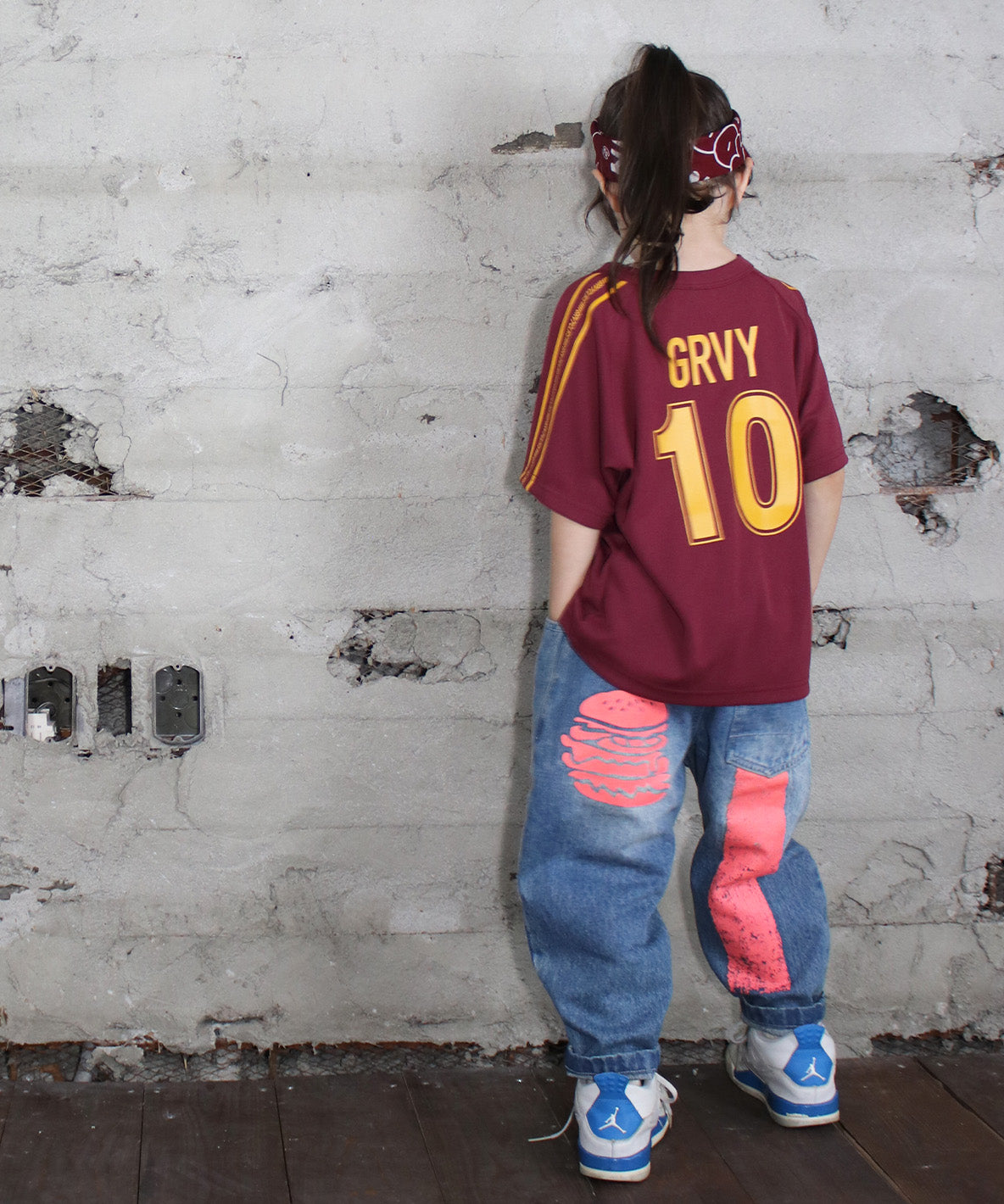 Denim HAMBURGER Paint Pants