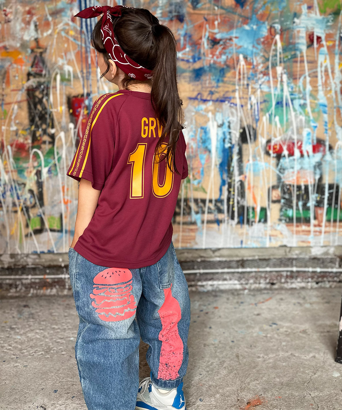 Denim HAMBURGER Paint Pants