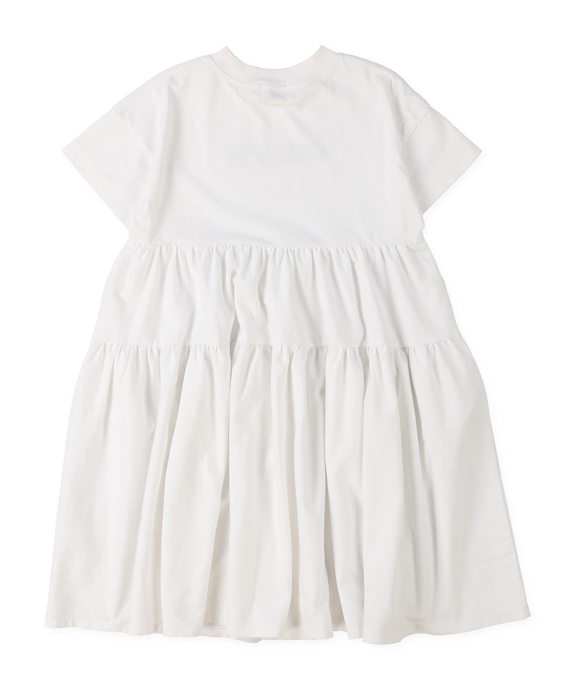 Cotton Jersey Tiered Dress