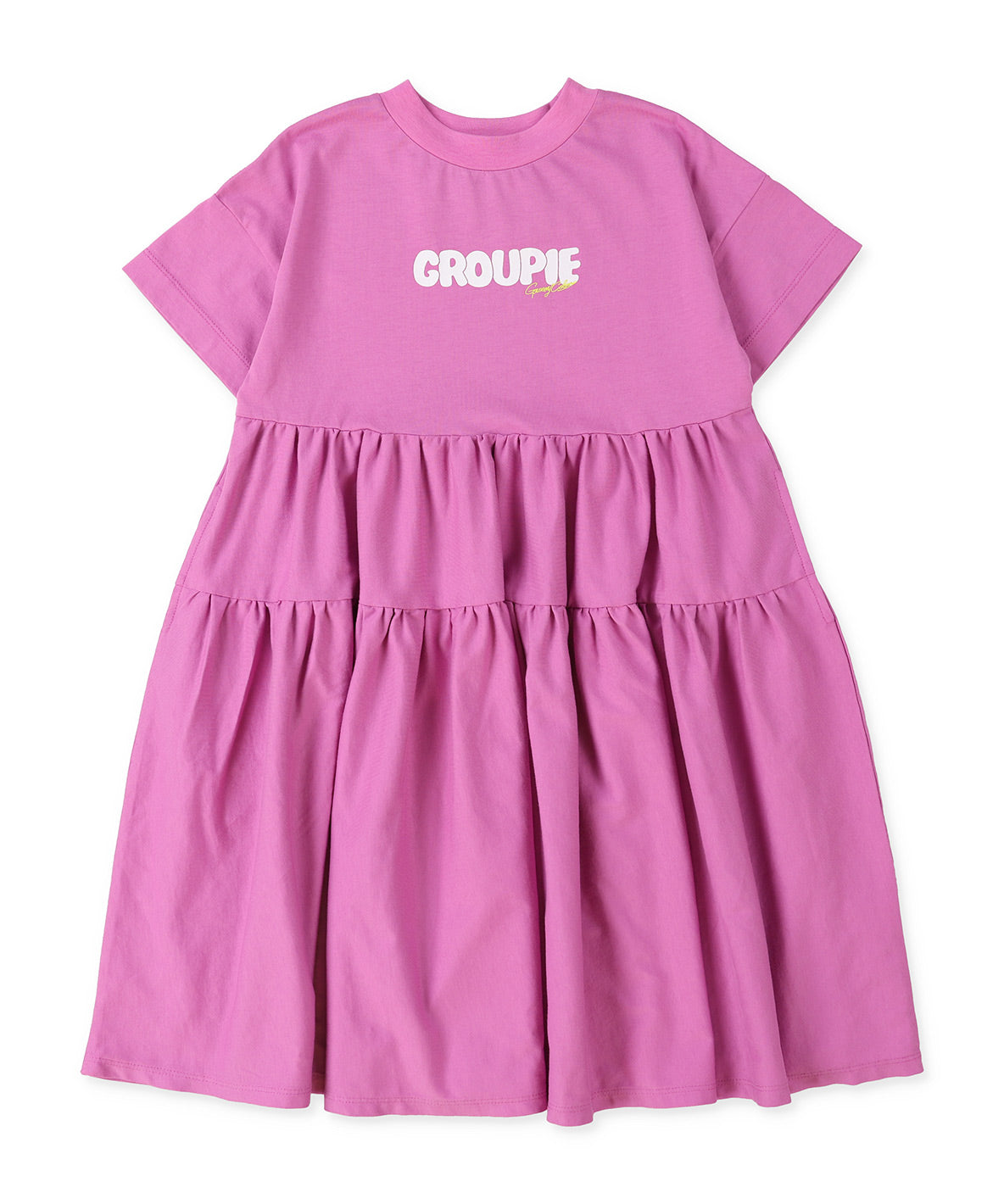 Cotton Jersey Tiered Dress
