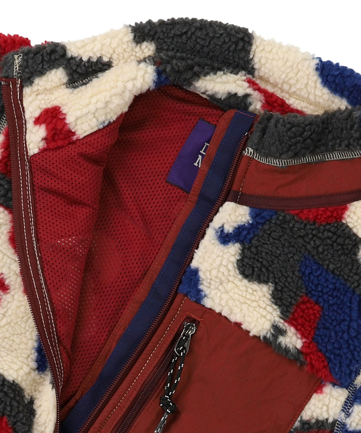 Pattern Boa Jacket