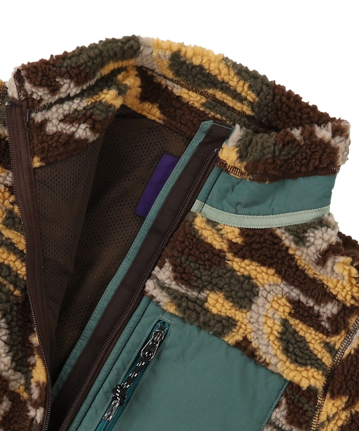 Pattern Boa Jacket