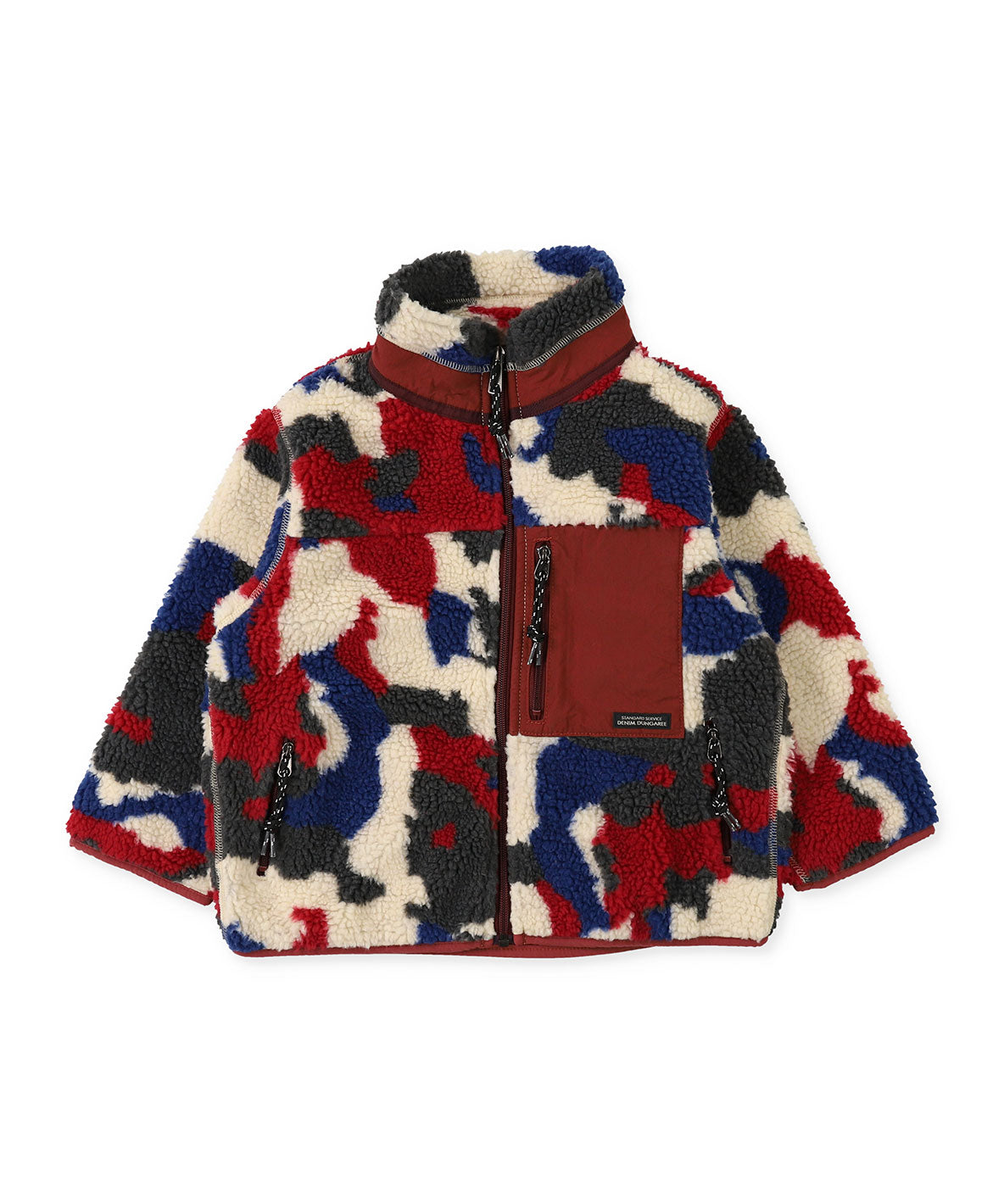 Pattern Boa Jacket