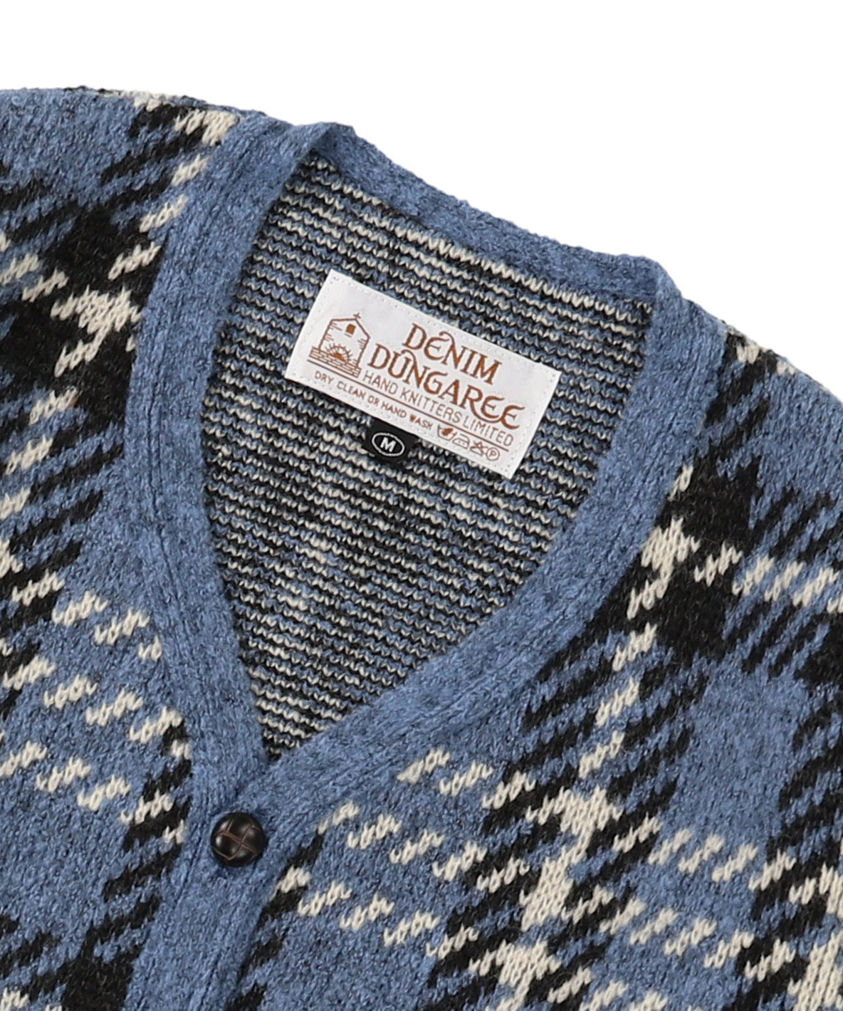 Plaid Knit Cardigan