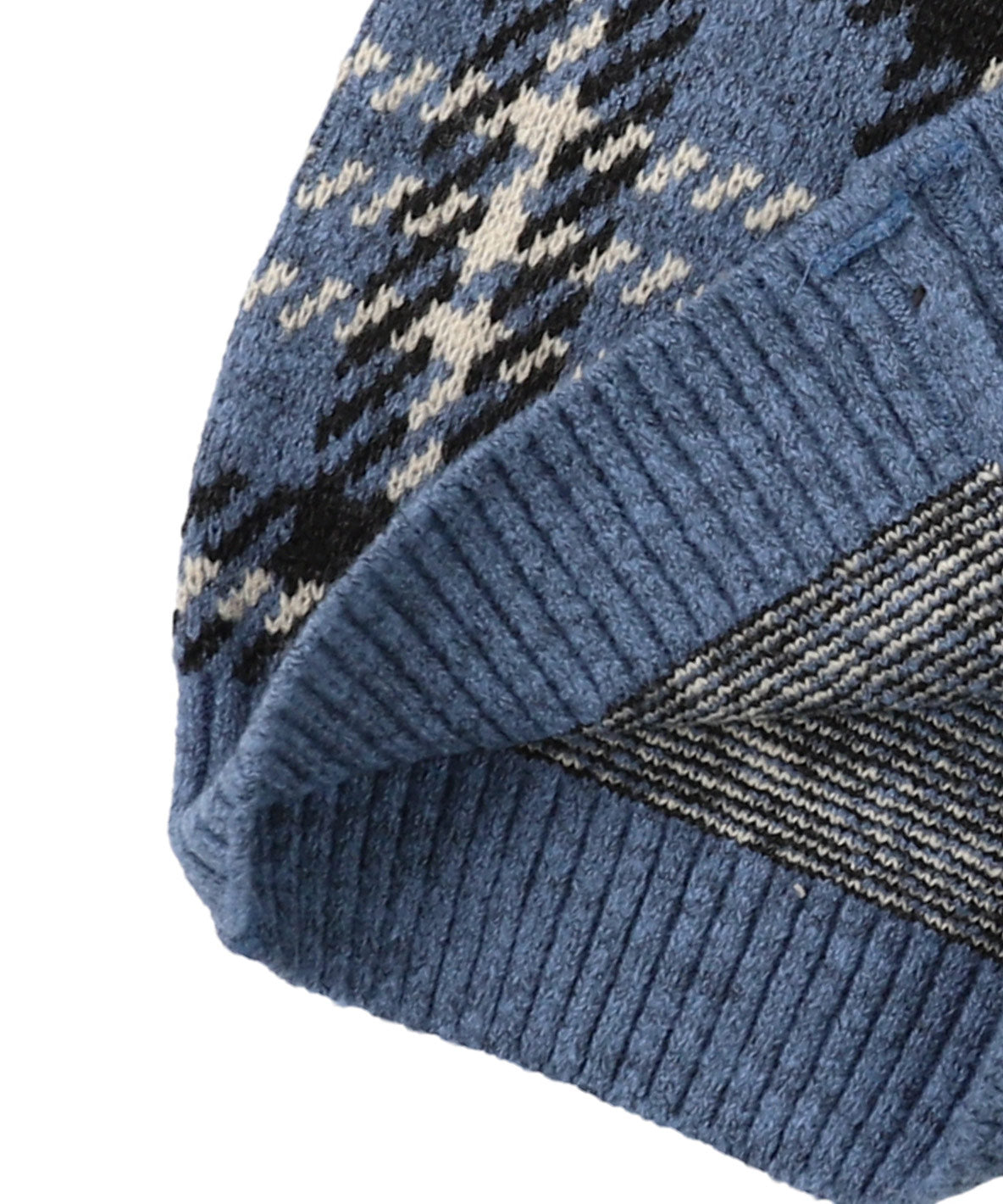 Plaid Knit Cardigan