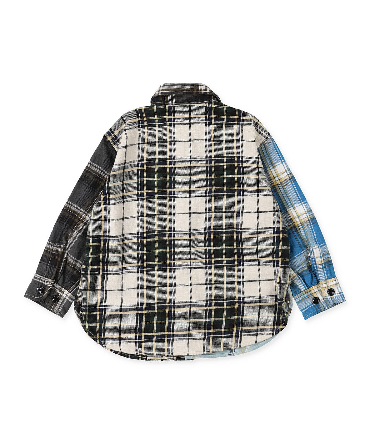 Uneven Plaid Shirt