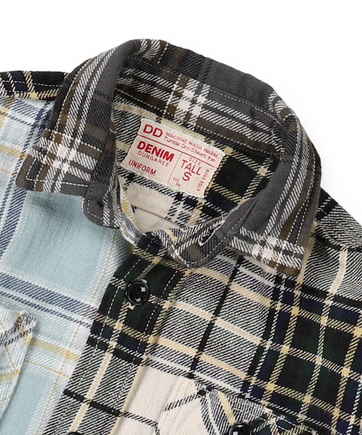 Uneven Plaid Shirt