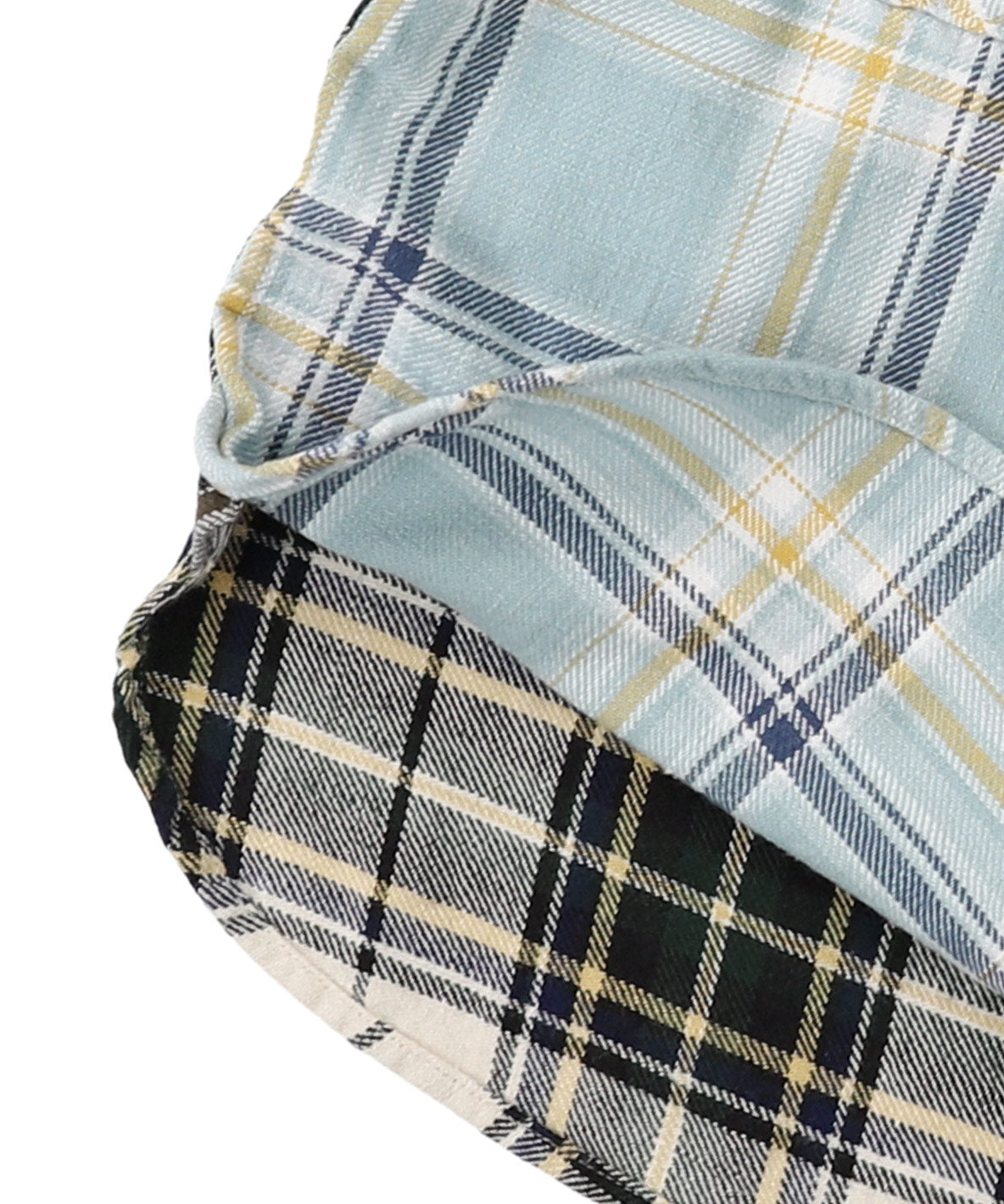 Uneven Plaid Shirt