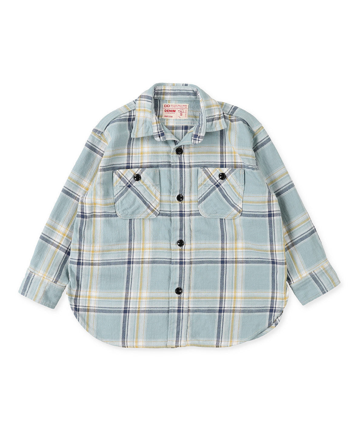 Uneven Plaid Shirt