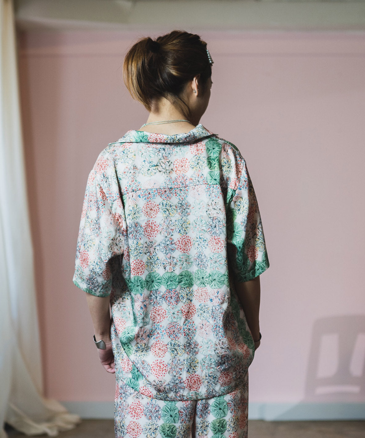 Antique Yo-yo Printed Shirt