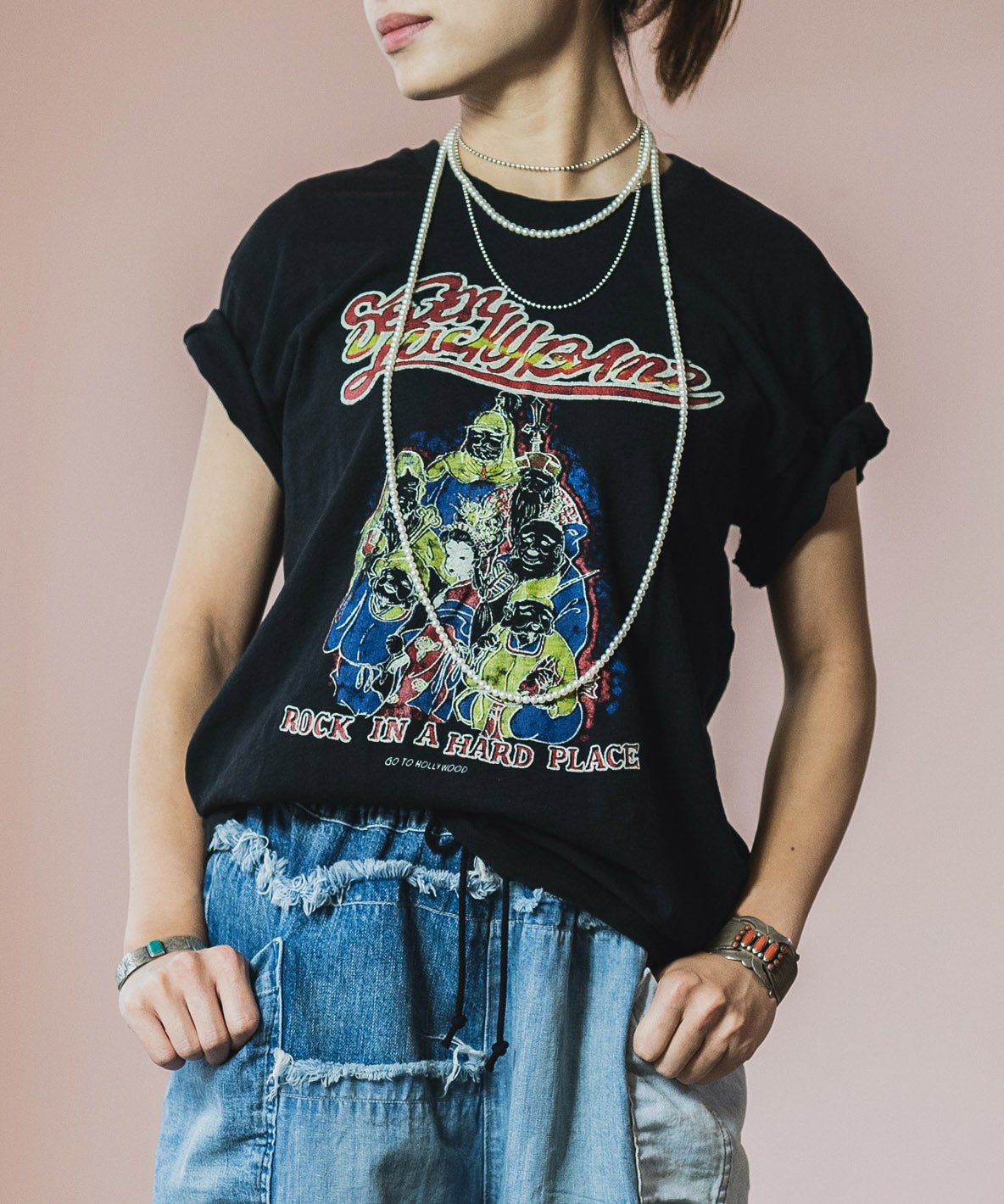 Cotton Jersey ROCK TEE