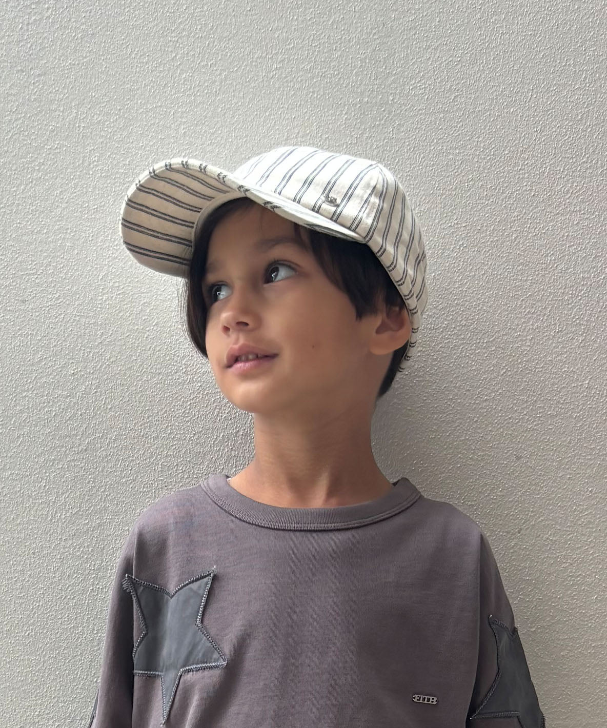 Herringbone Striped Cap