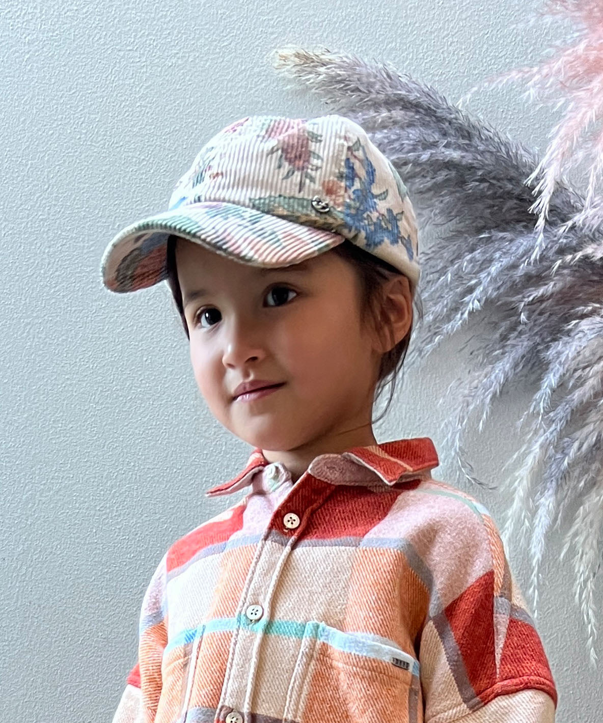 Botanical Printed Corduroy CAP