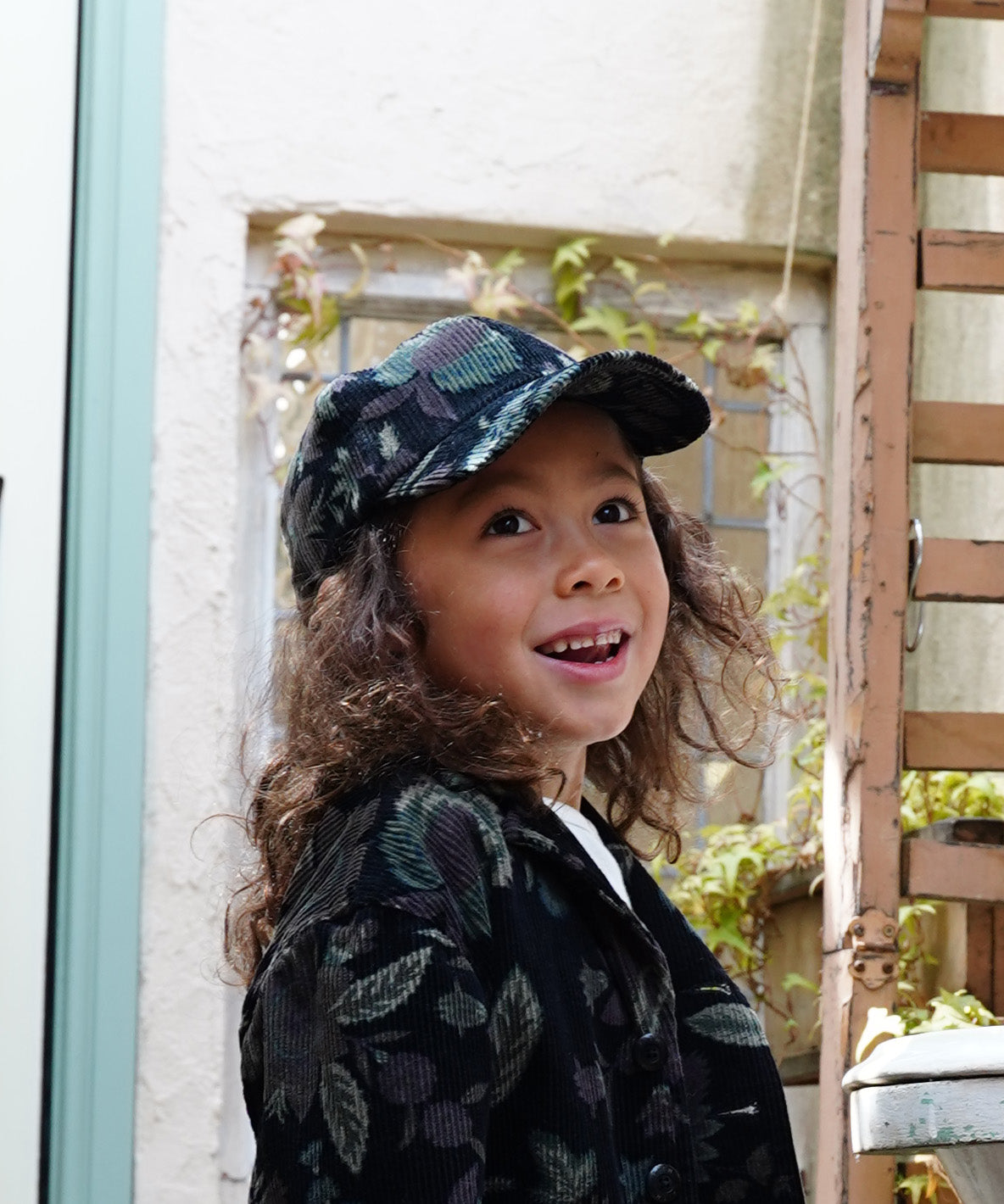 Botanical Printed Corduroy CAP