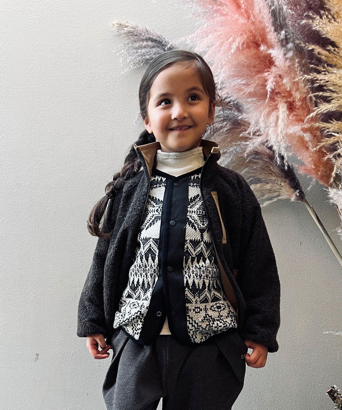 Reversible Light Pile Blouson
