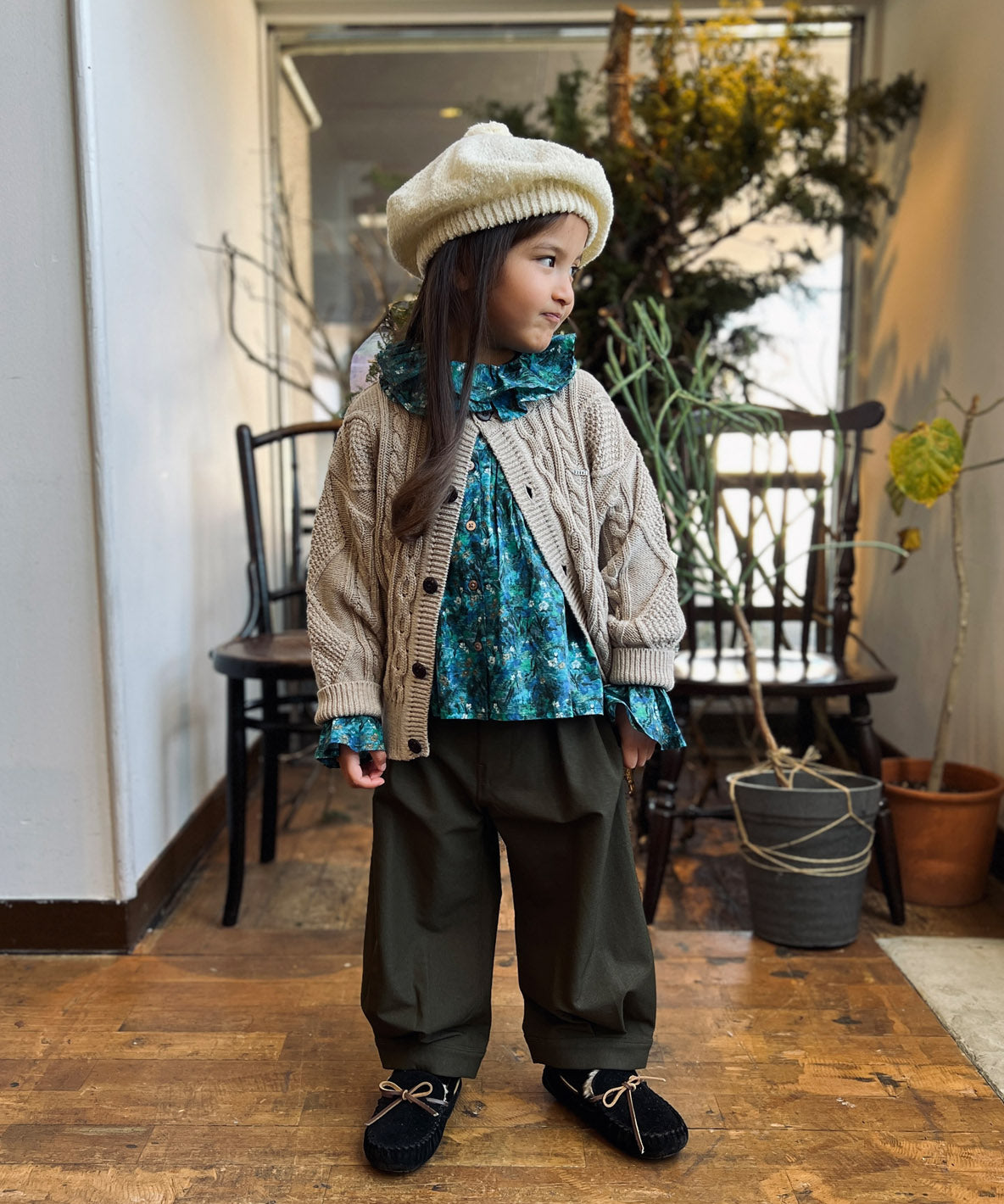 Organic Cotton Knitted Cardigan