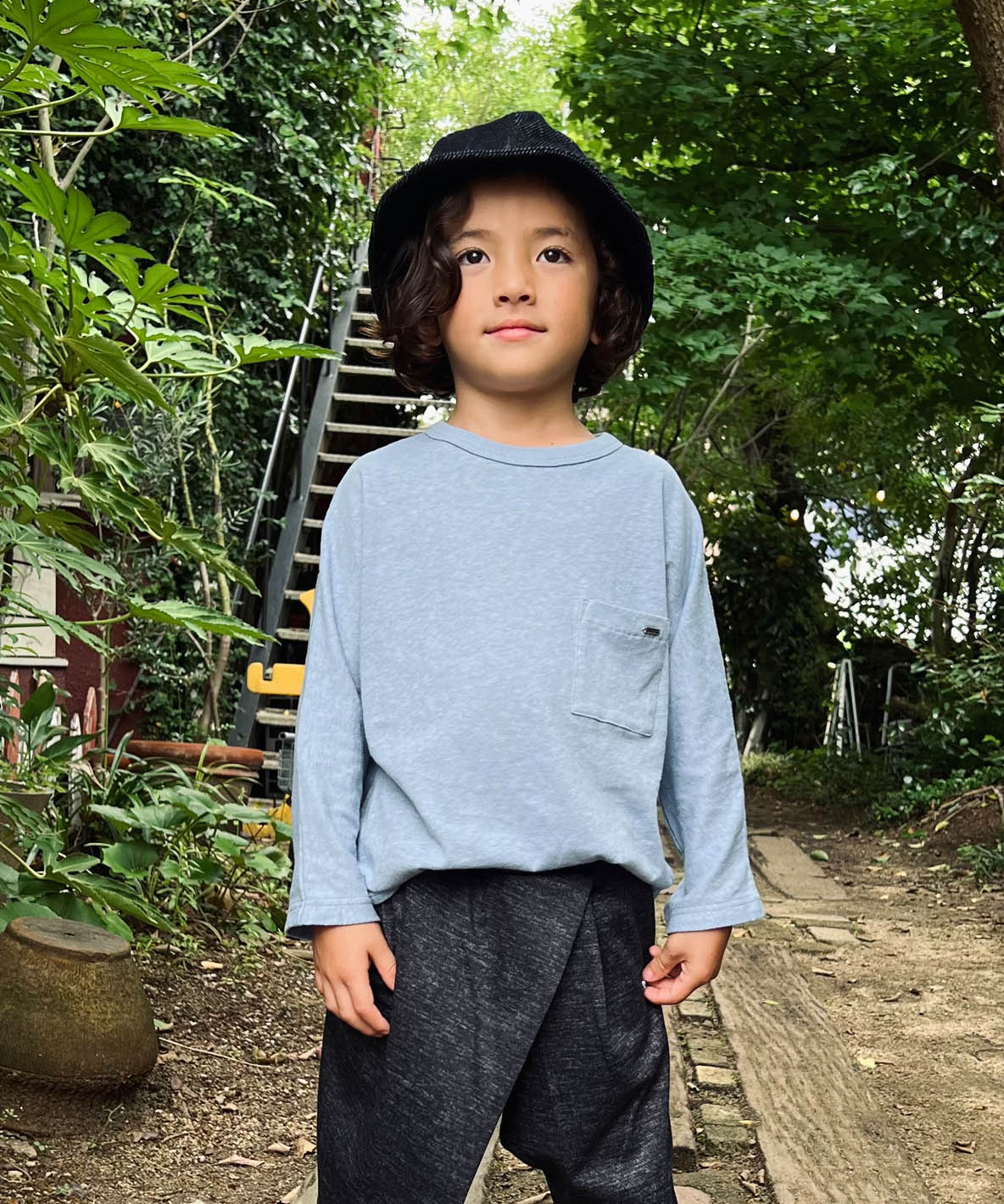 Recycled Cotton Jersey L/S T-shirt