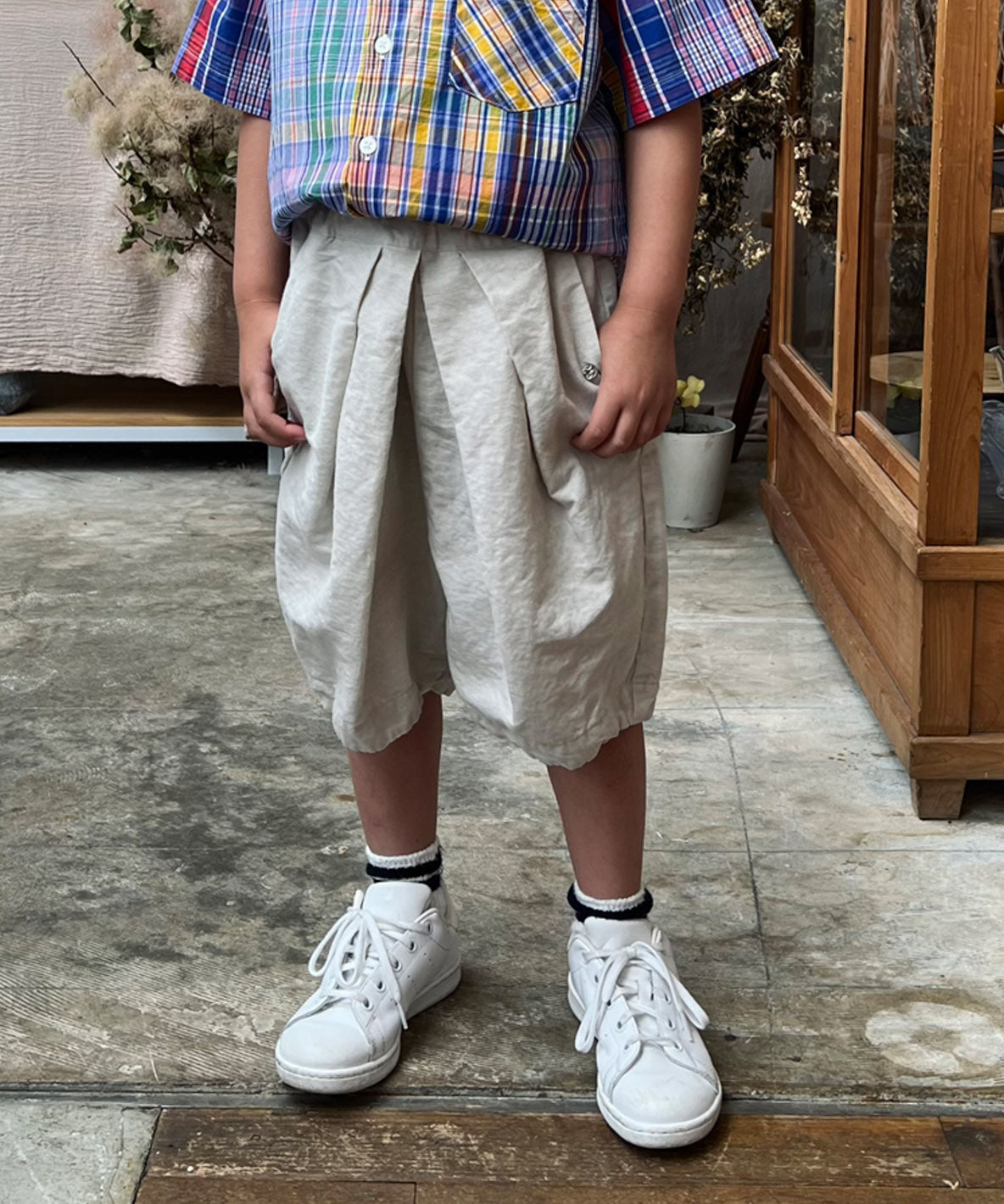 Tucked Cotton and Linen Weather PN