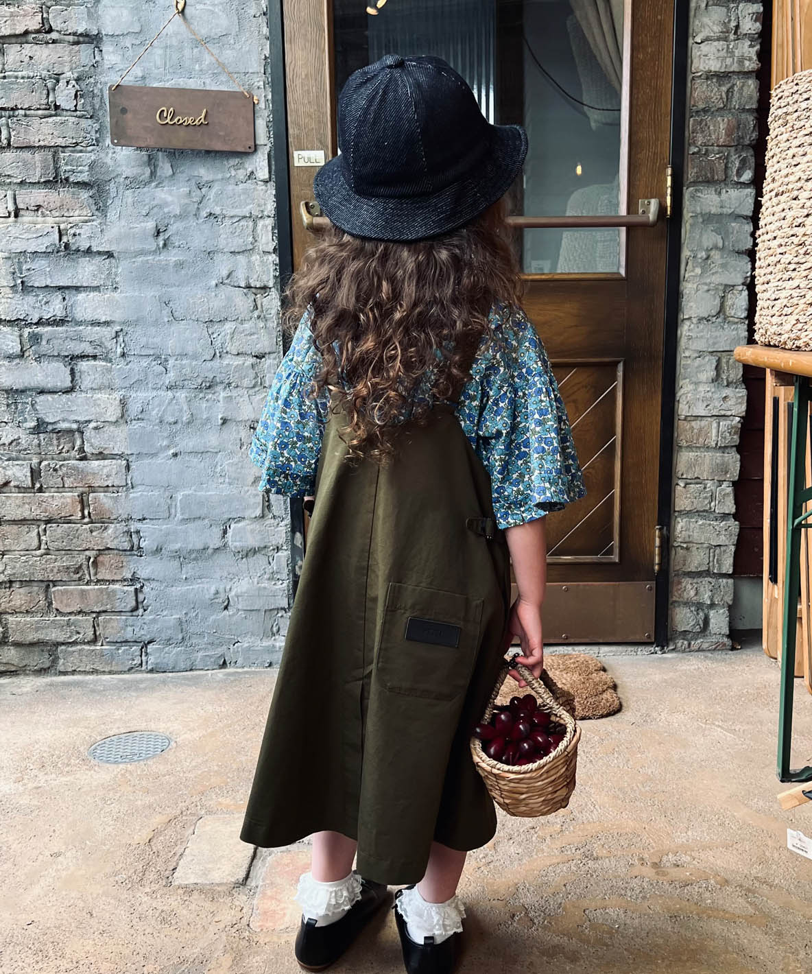 Cotton and Linen Weather Long Overall Dress
